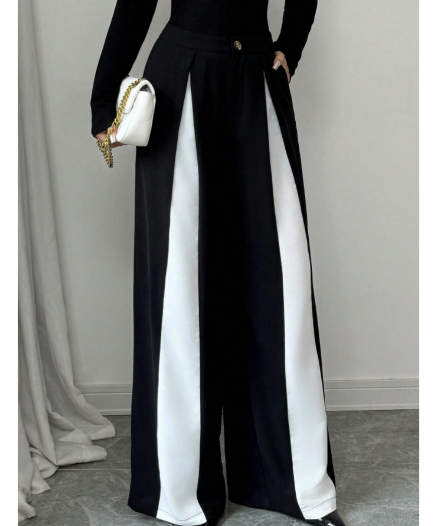 high-waisted flared wide pants EN2867