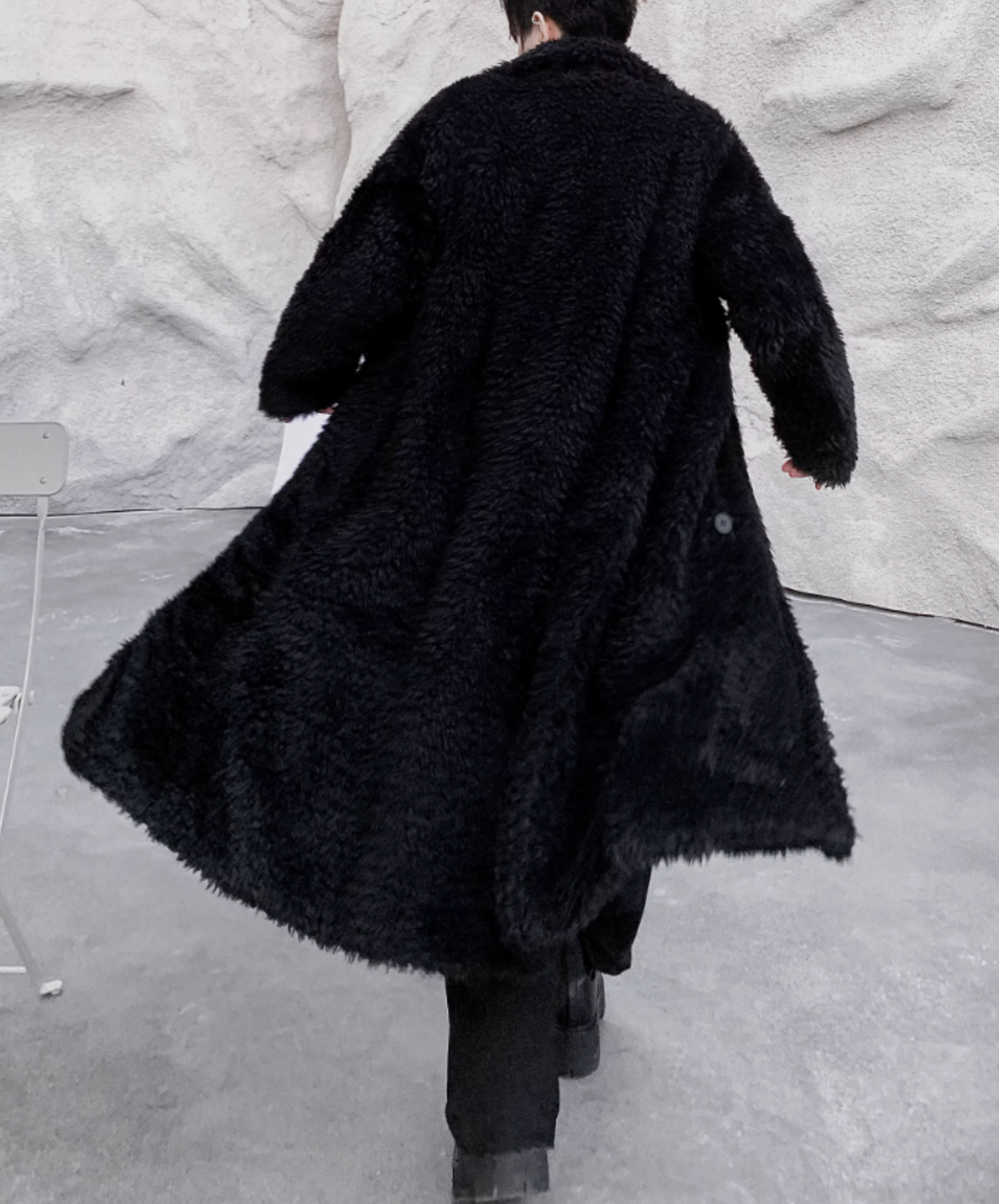 mid-length cotton-filled coat EN2612