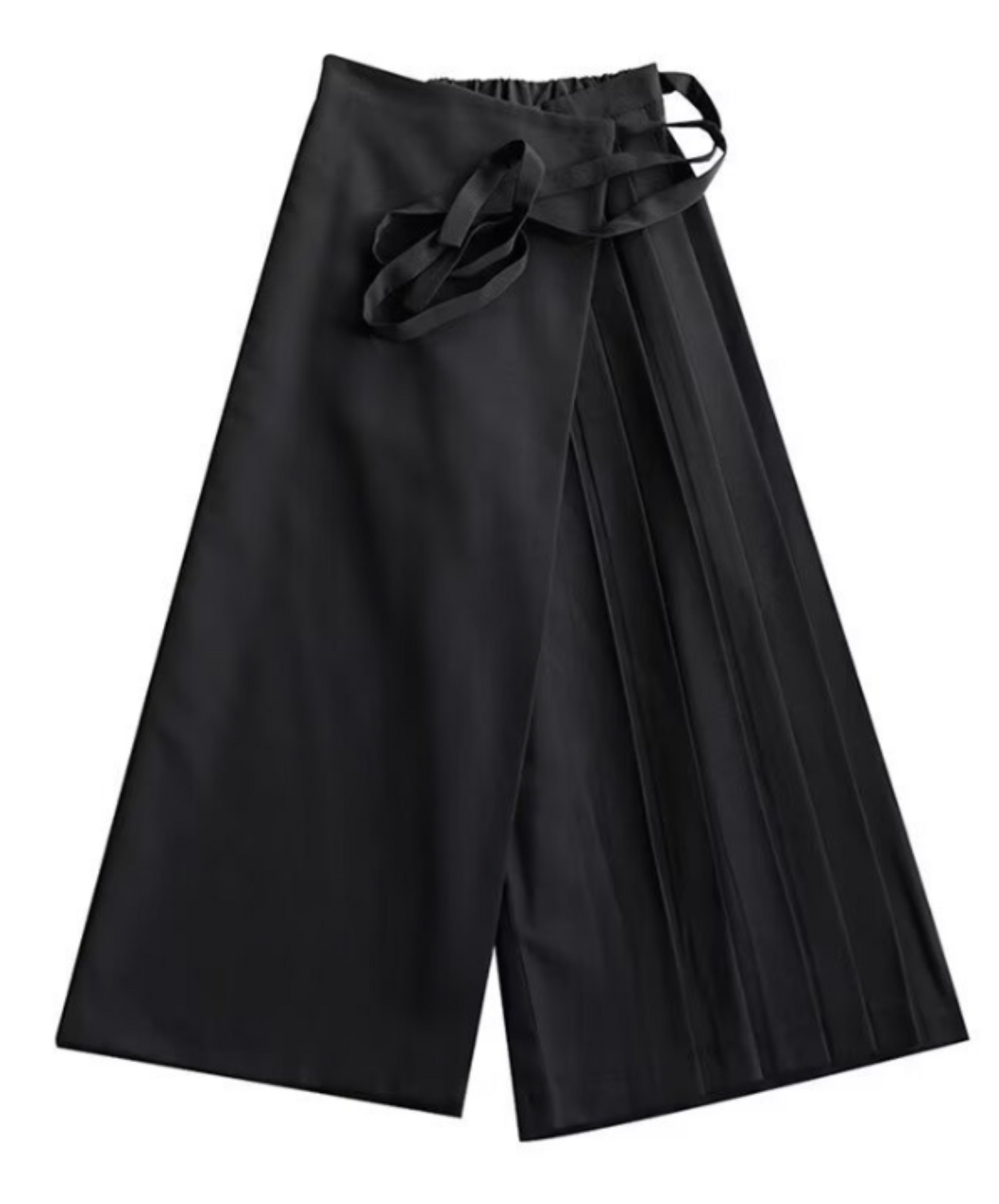 dark layered cropped straight leg pants EN916