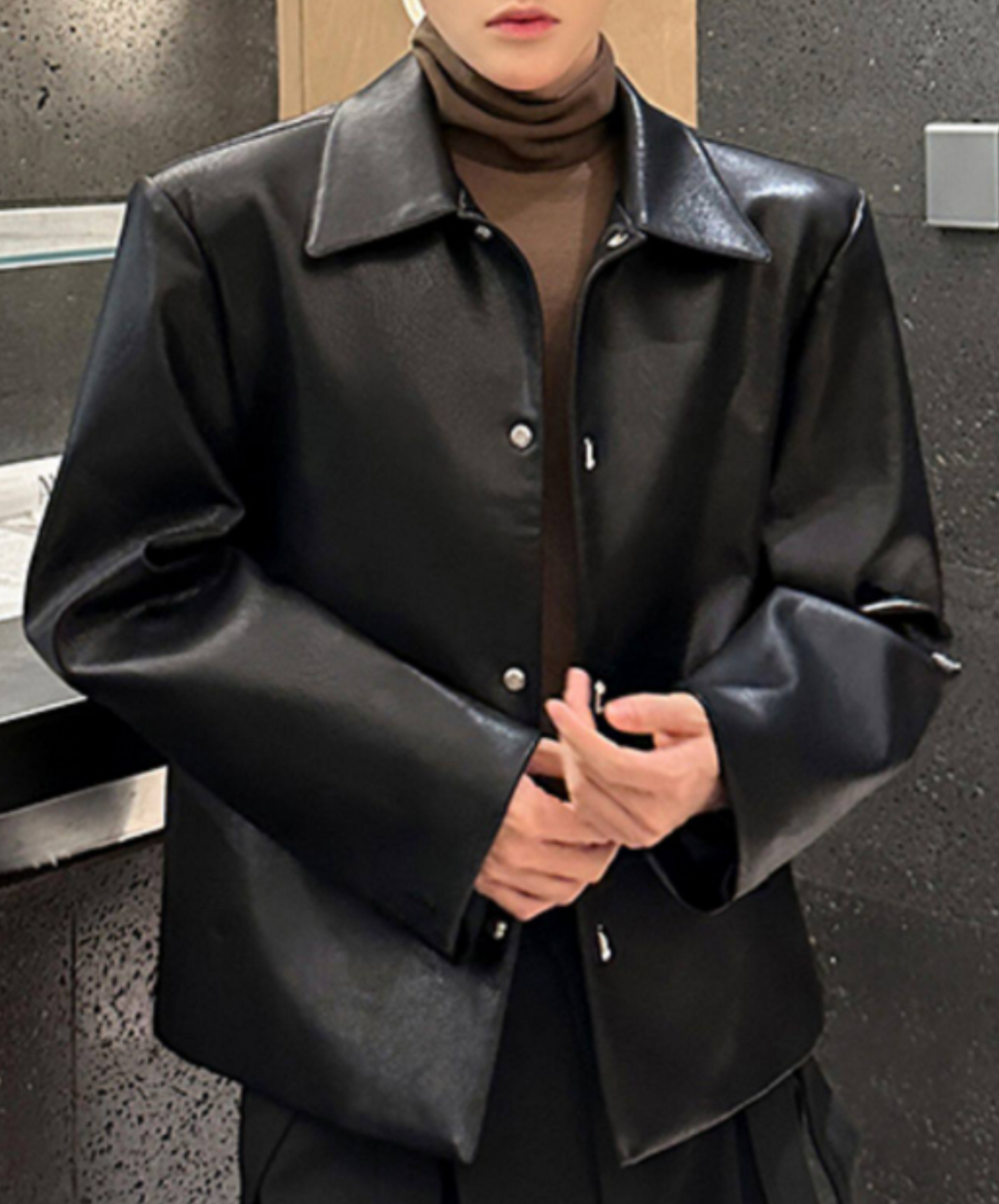 fake leather jacket EN2619