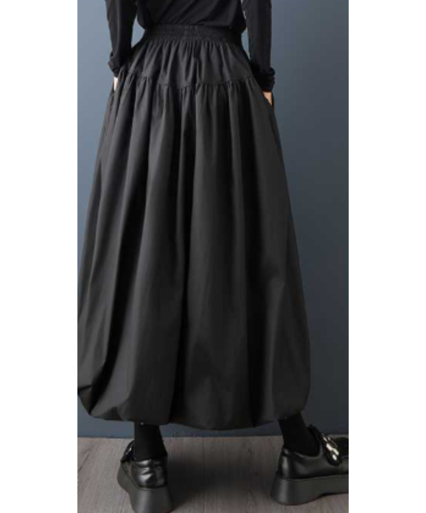 high-waisted casual style with a zipper skirt EN3068