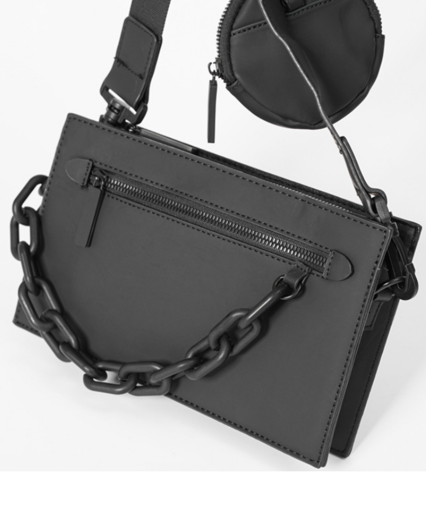 wild chain square with mini pouch bag EN1799