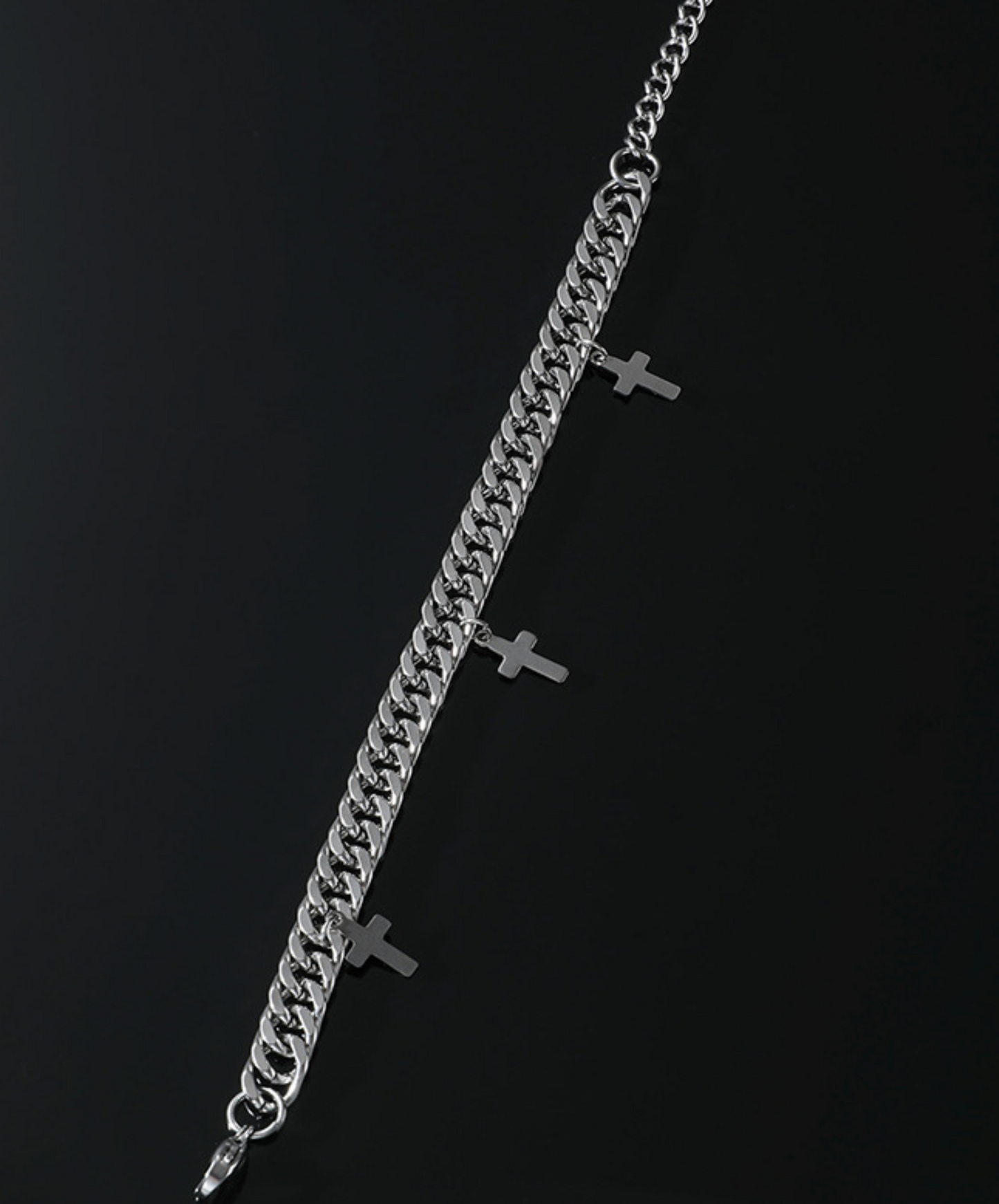 thick chain cross bracelet EN2513