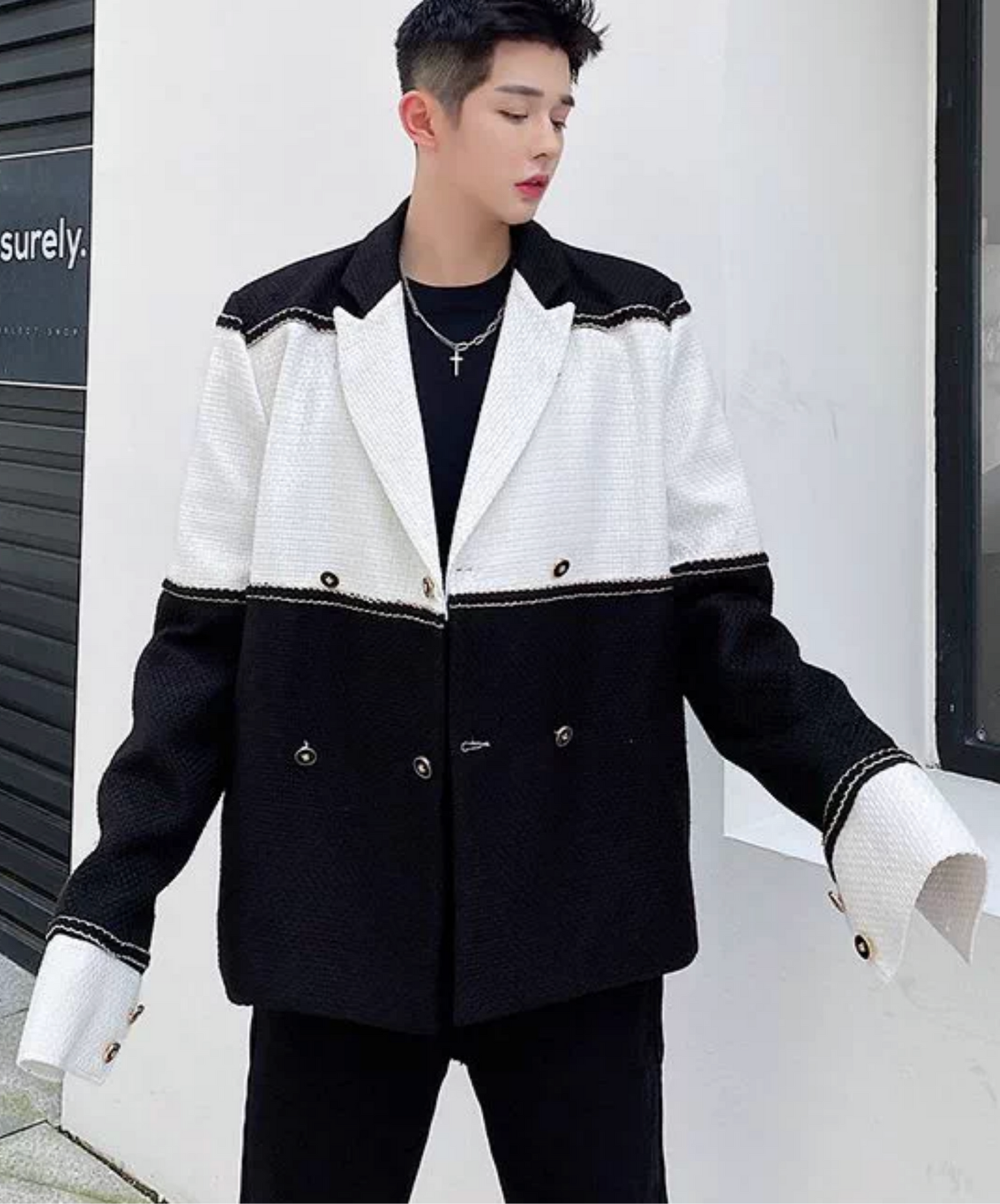 stylish patchwork casual jacket EN2813