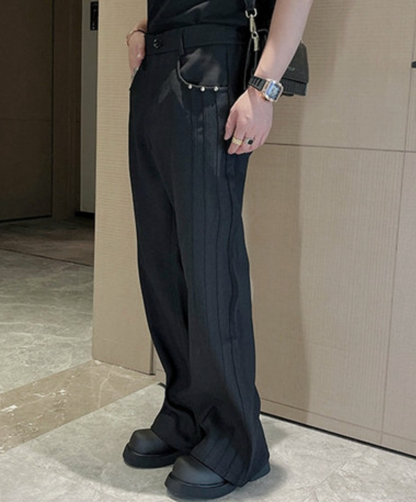 side line rivets included pants EN2402
