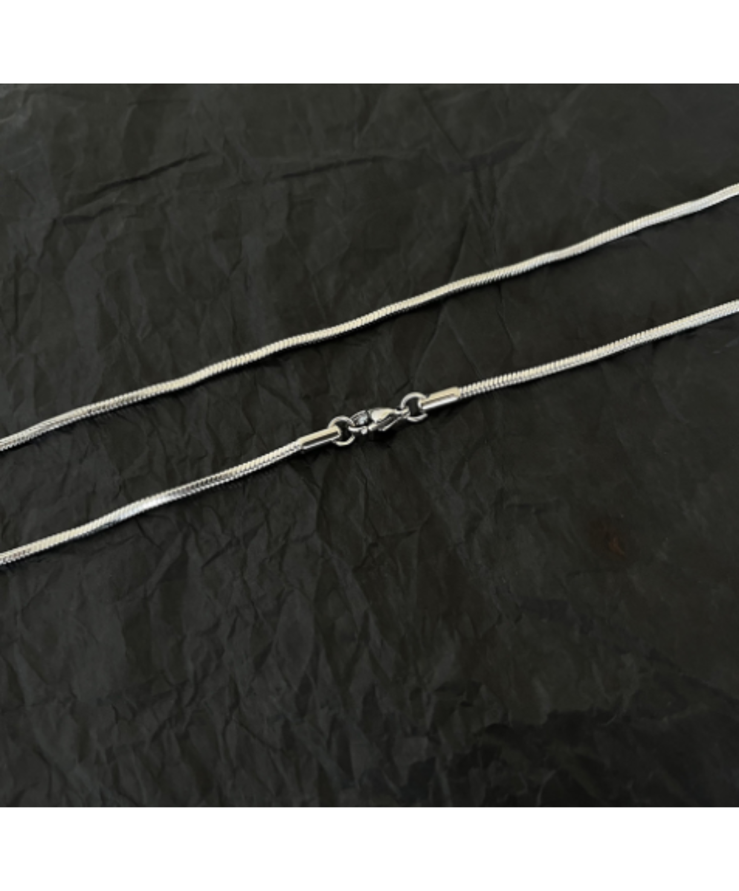 simple titanium chain necklace EN3036