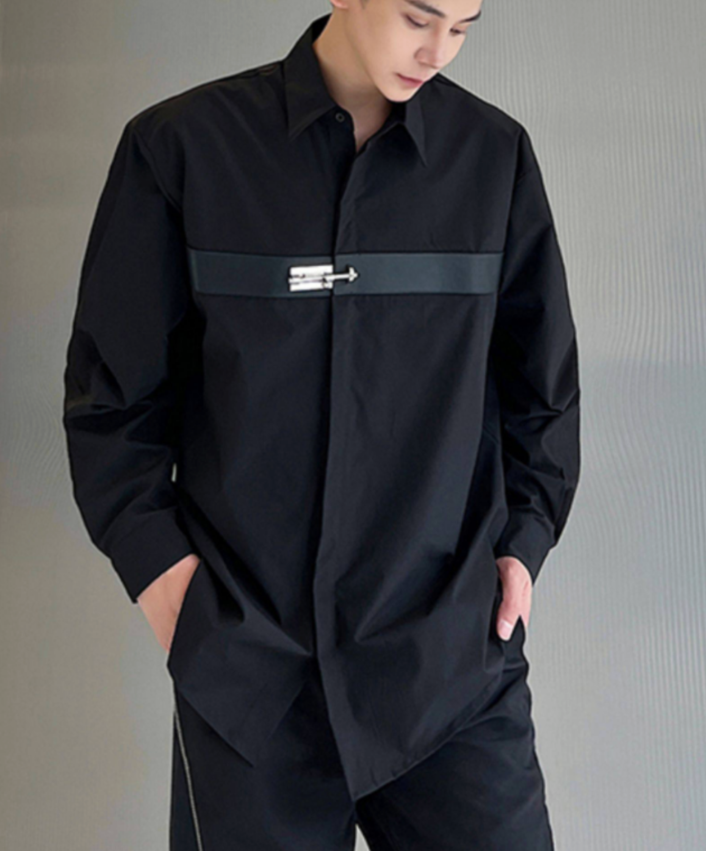 metal rock design border shirt EN2664