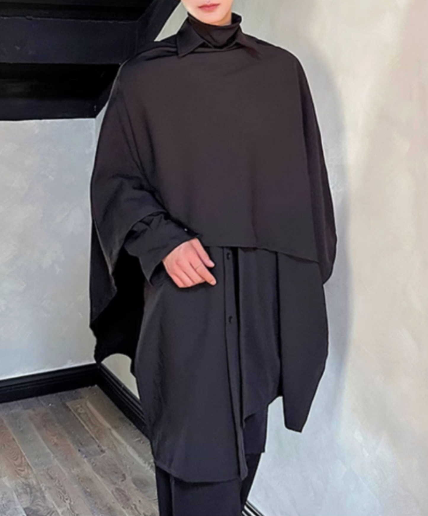 2-way cape shirt EN2751