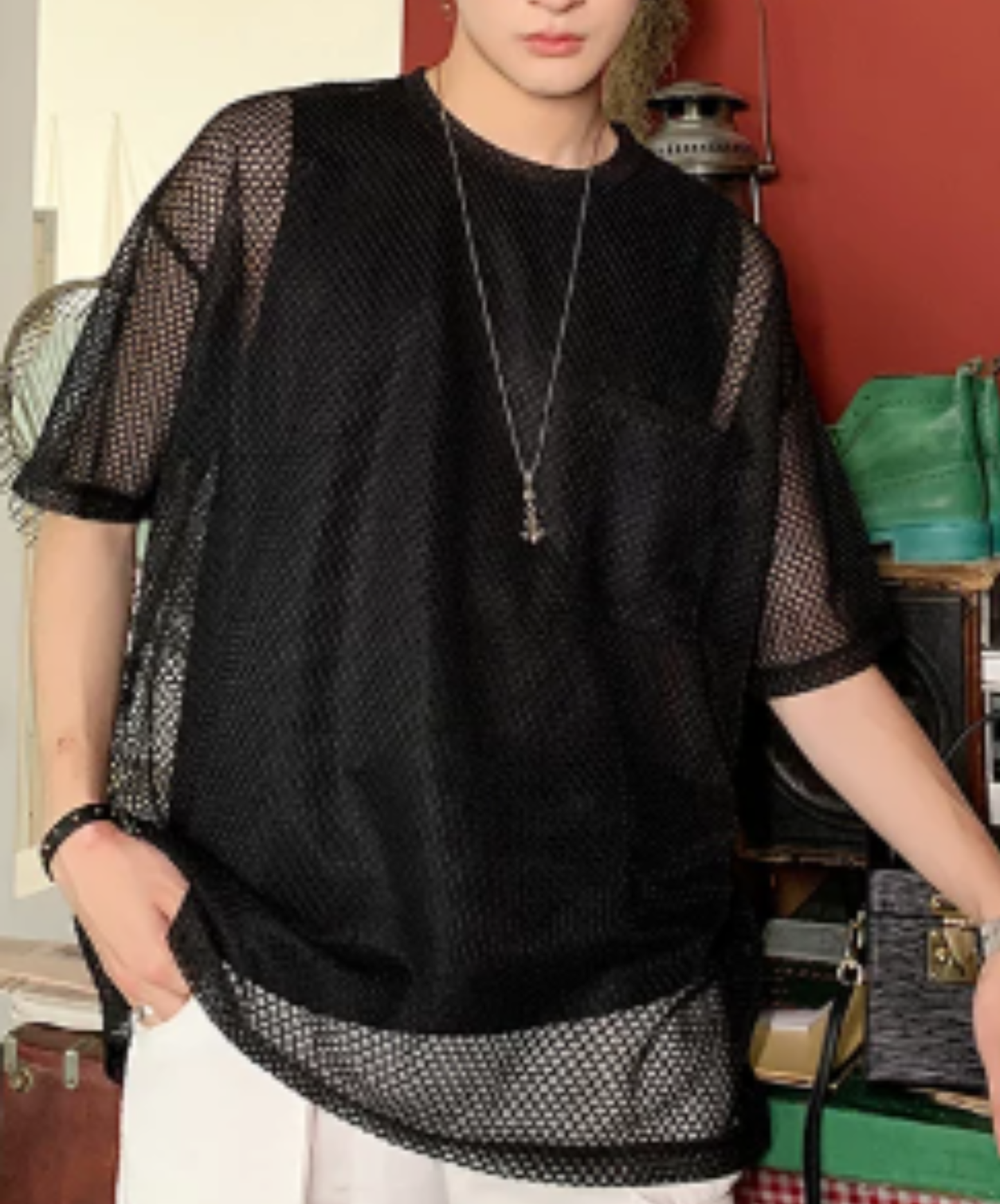 mesh two piece t-shirt EN2928
