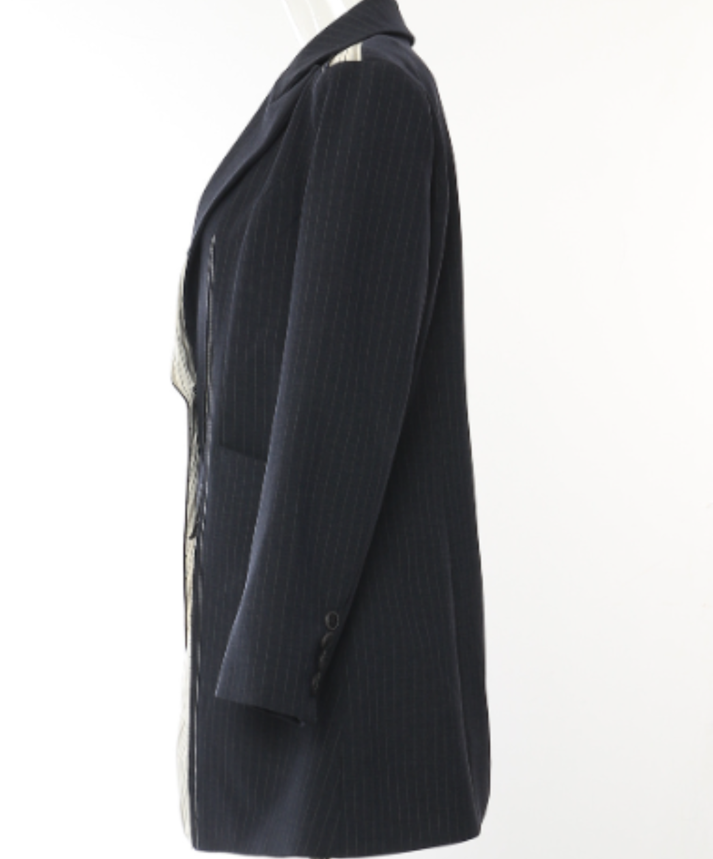 Irregular cut with contrasting colors jacket EN3101