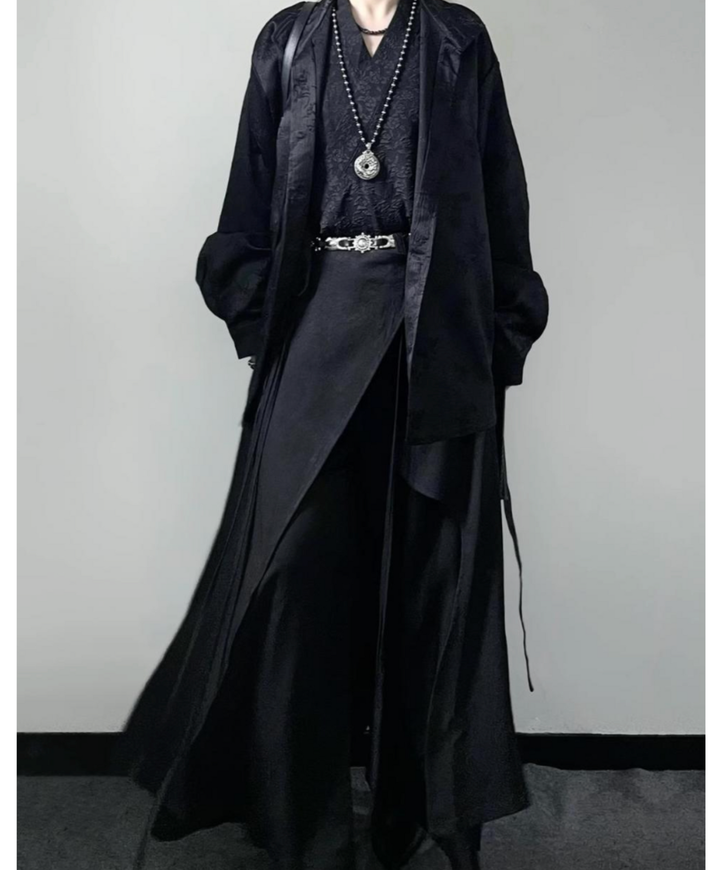 dark retro hakama pants EN2411