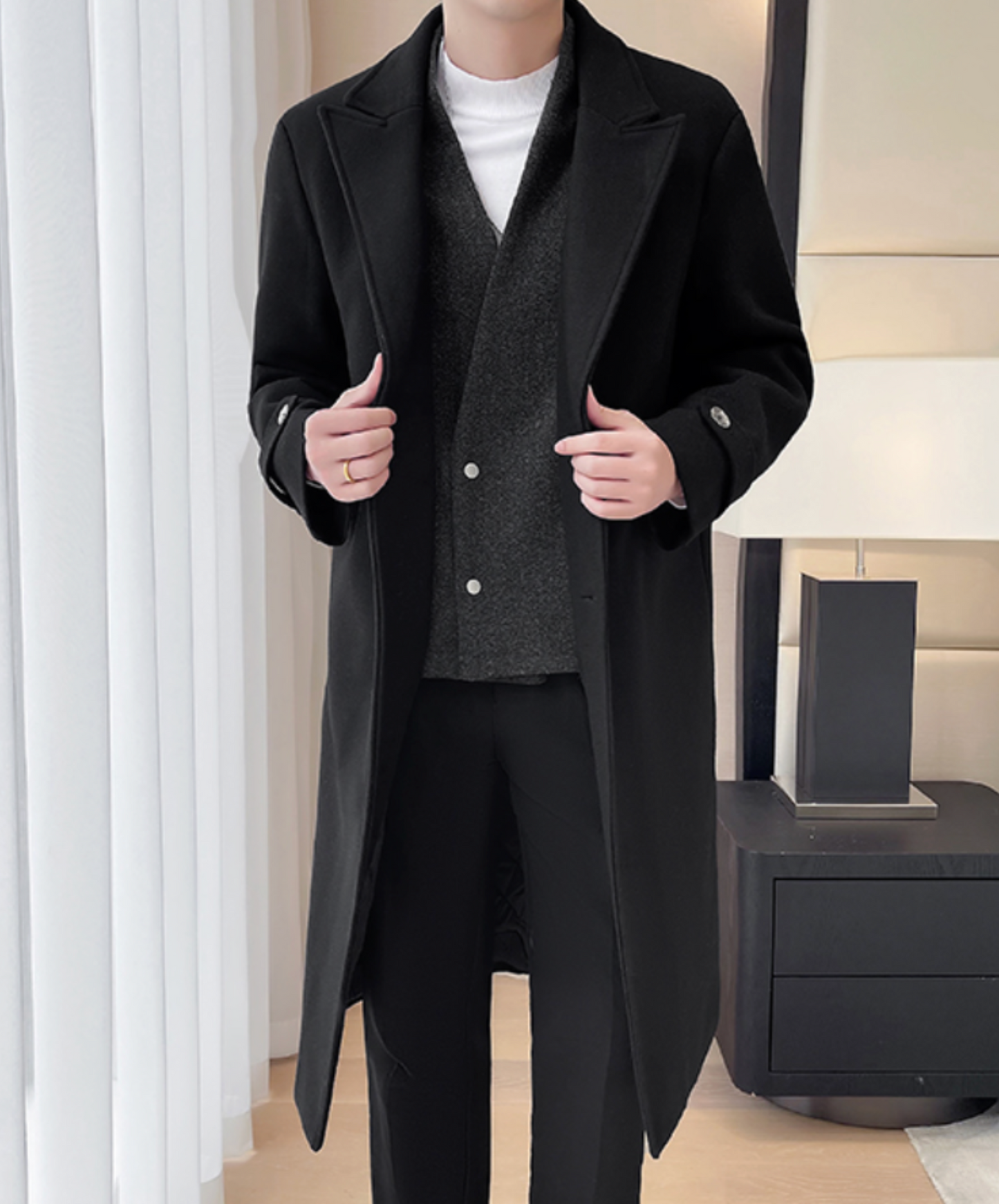 thick fake two-piece coat EN2540