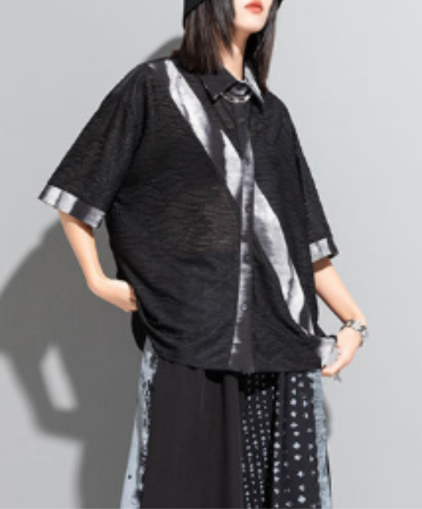 lightweight patchwork shirt EN2941