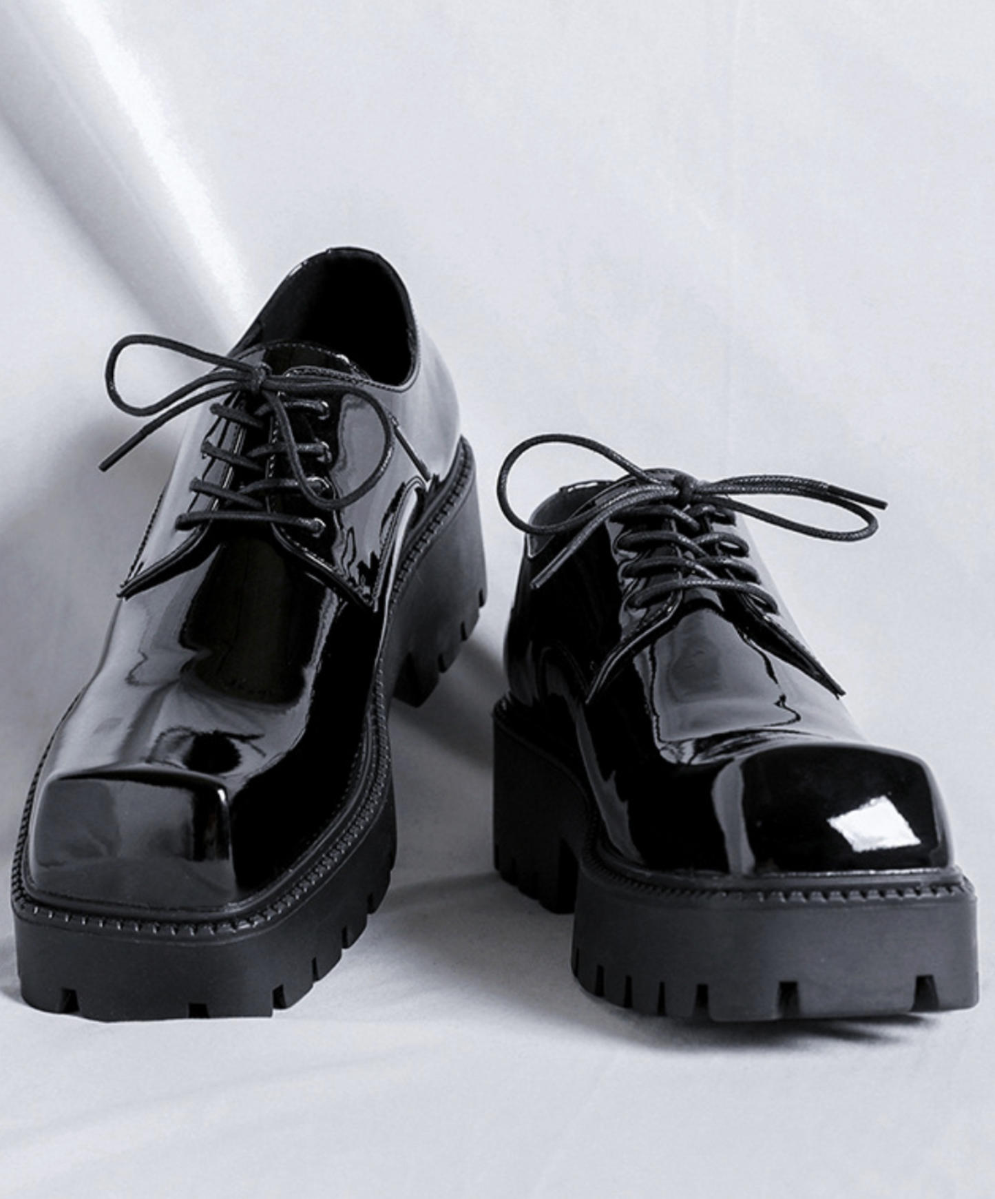 british style platform mid heel shoes EN2498