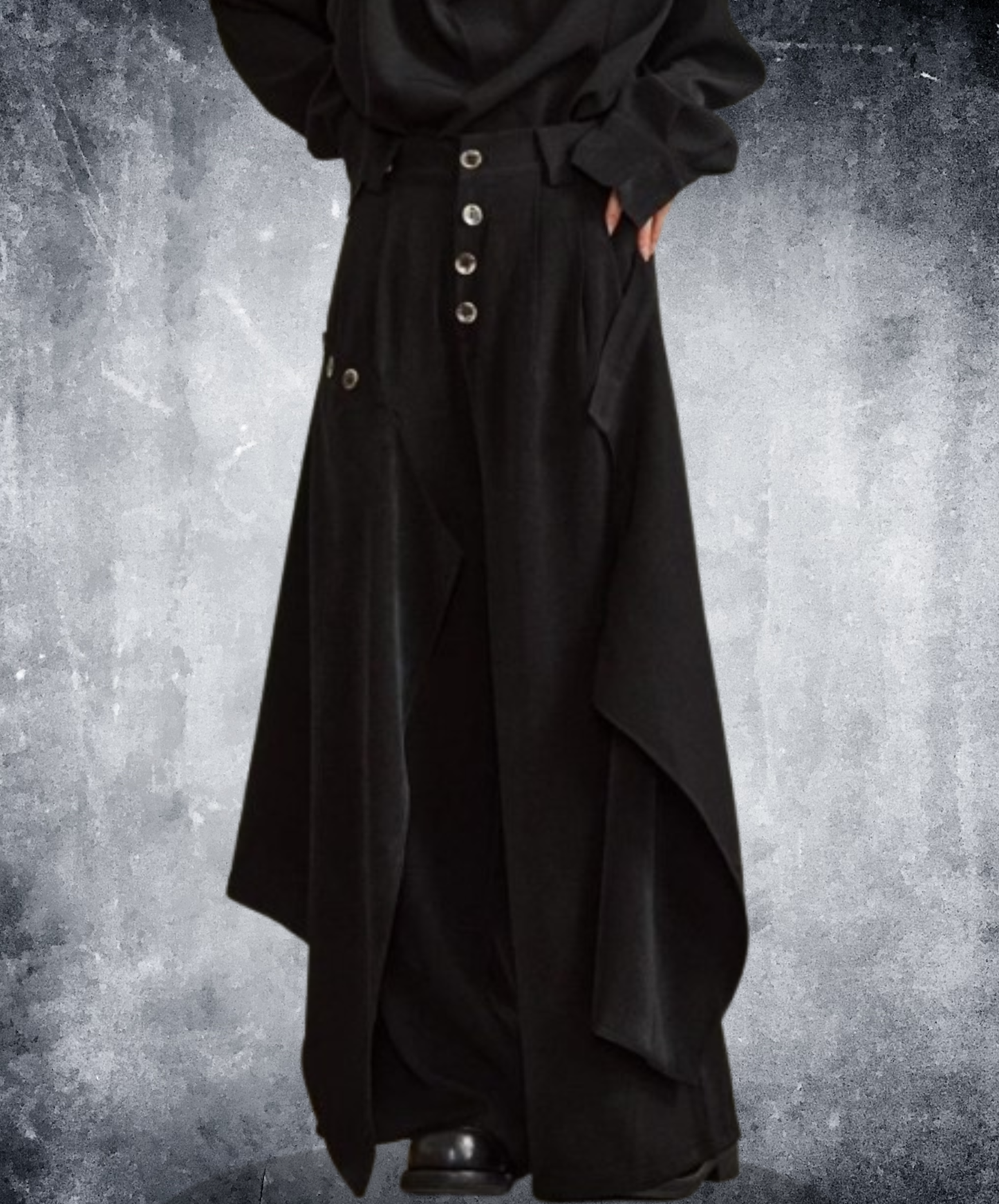 【style81】dark mode outfit set EN2552（hoodie + pants set）