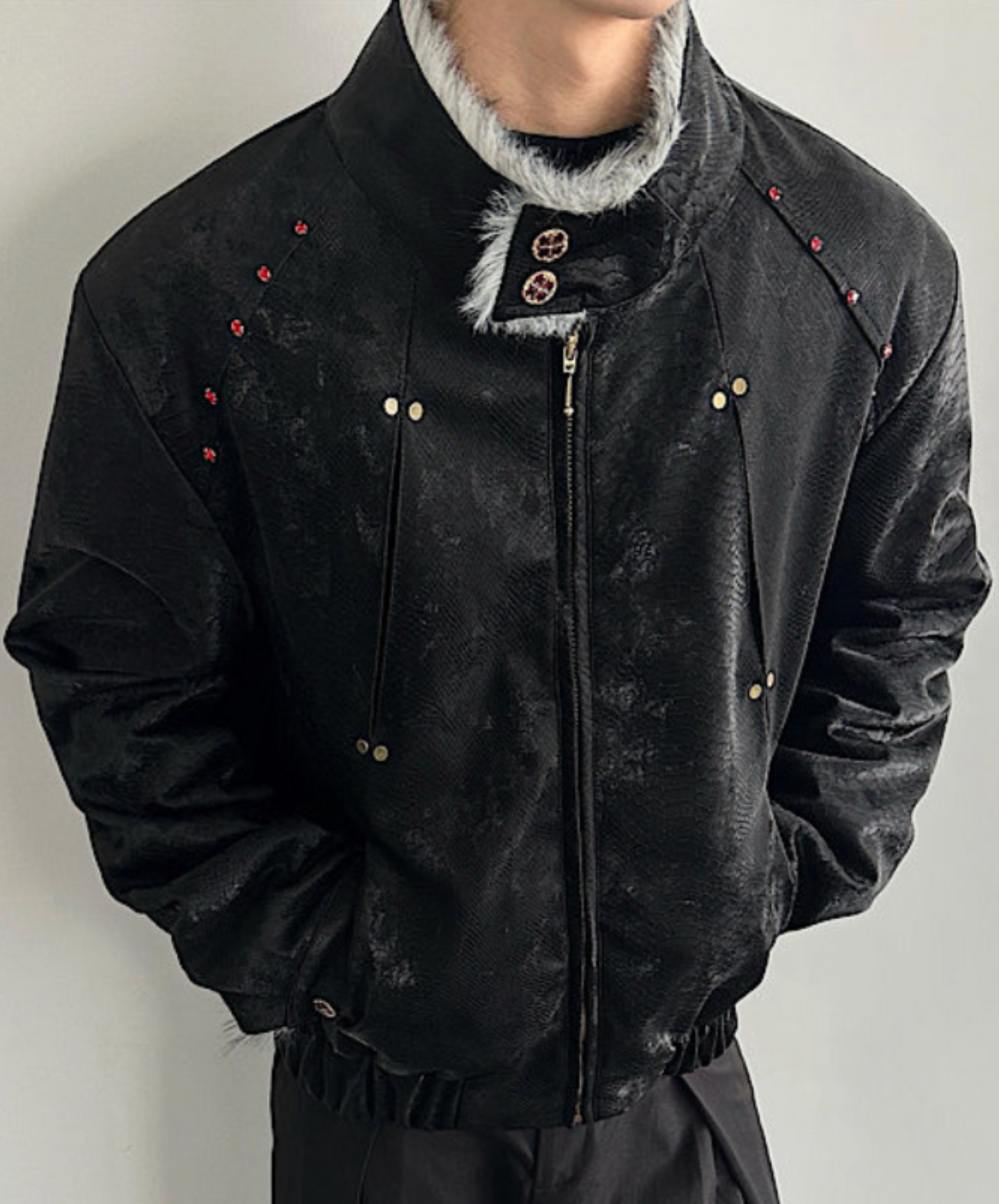 clean fit stand collar jacket EN2570