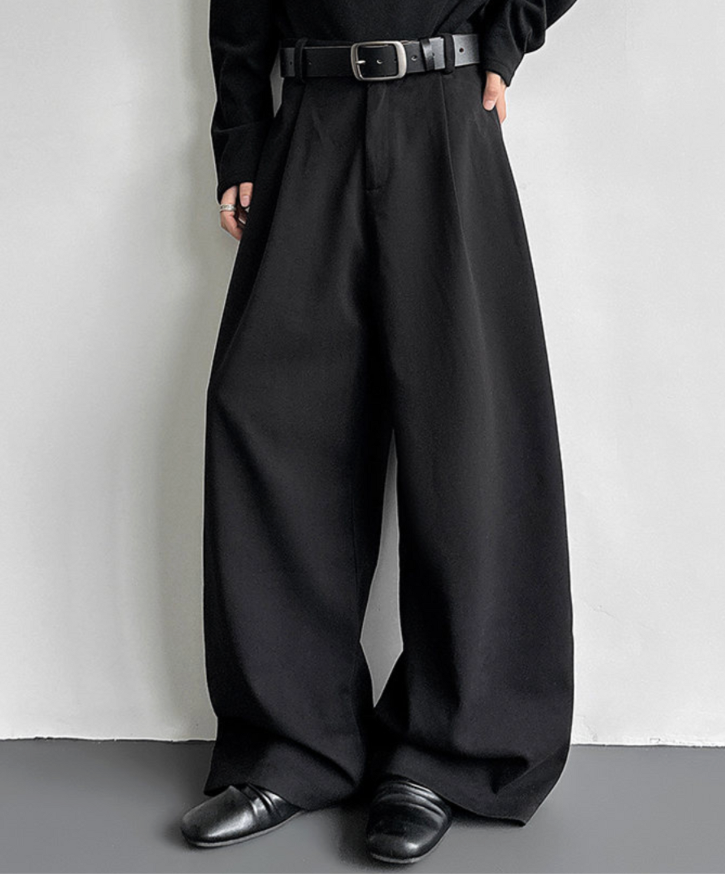 relaxed style corduroy wide pants EN2591