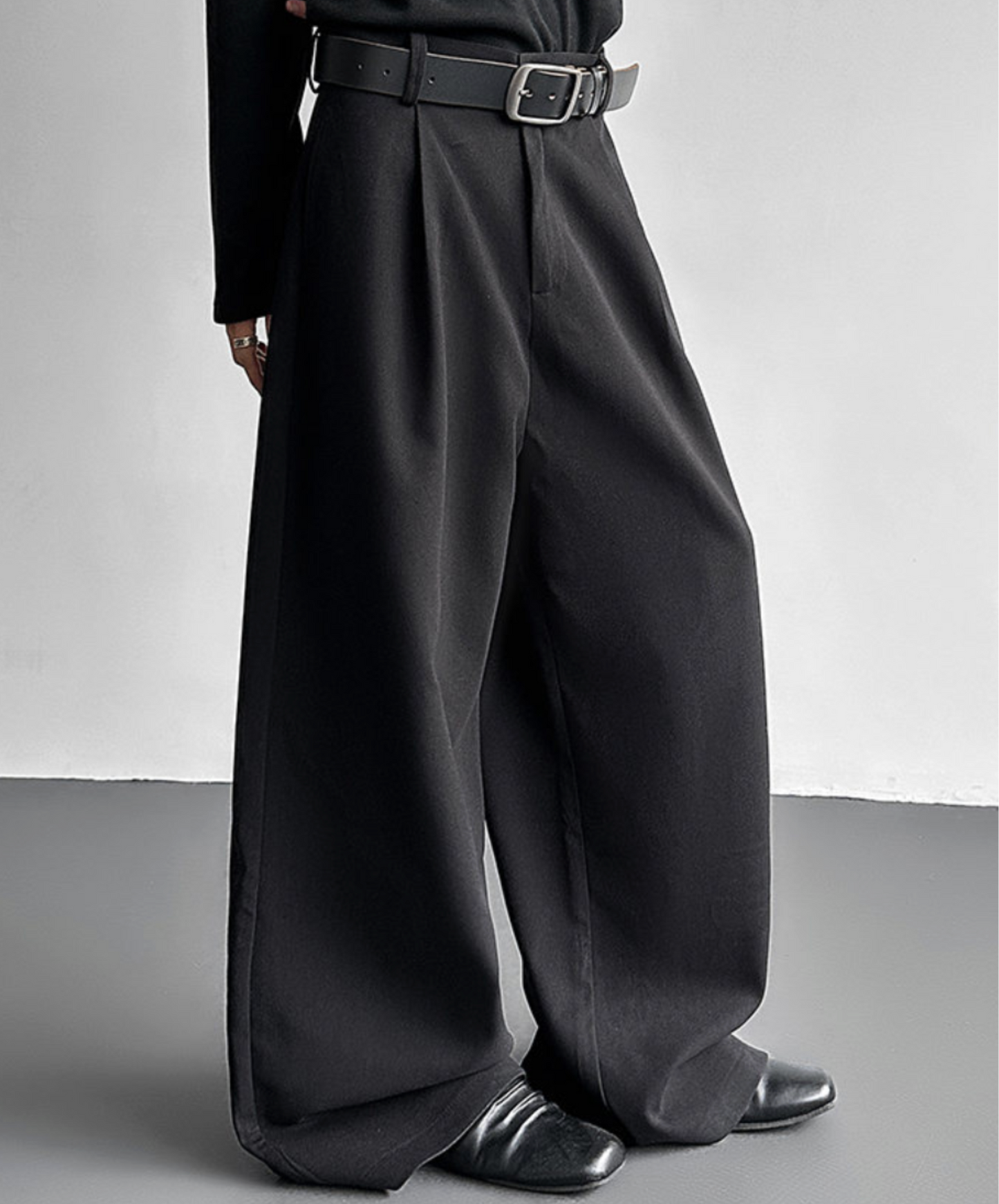 relaxed style corduroy wide pants EN2591