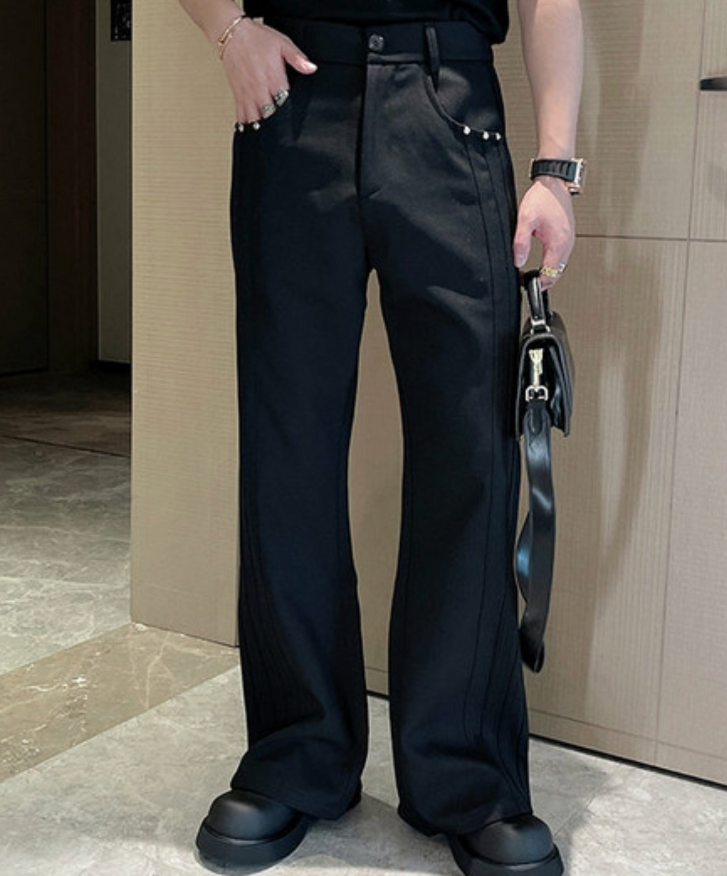 side line rivets included pants EN2402