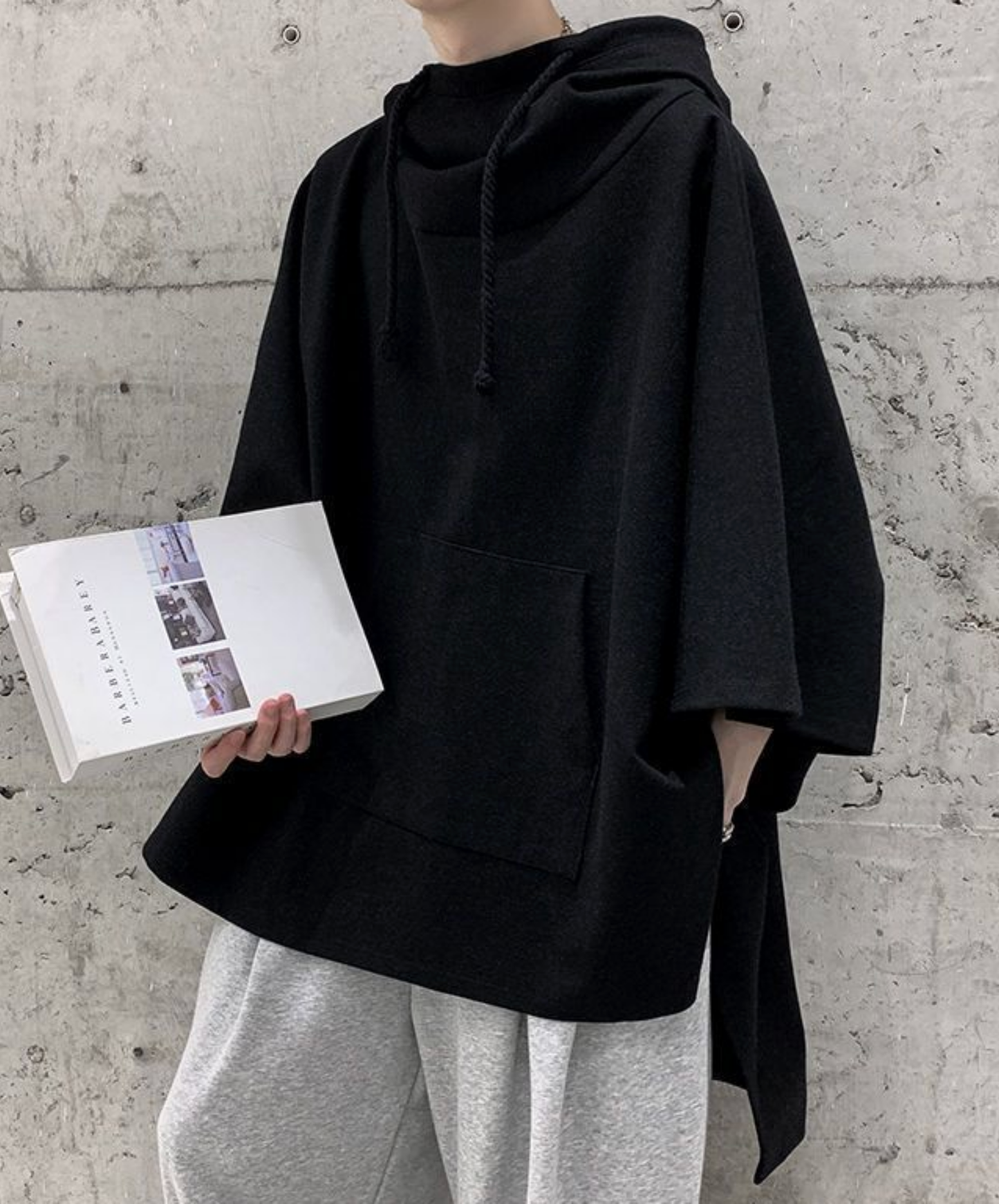 tail design, loose silhouette hoodie EN2844