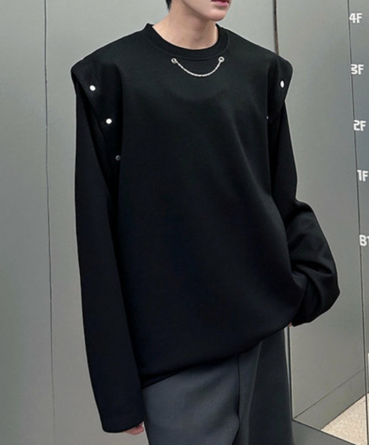 2-way removable sleeves t-shirt EN2648