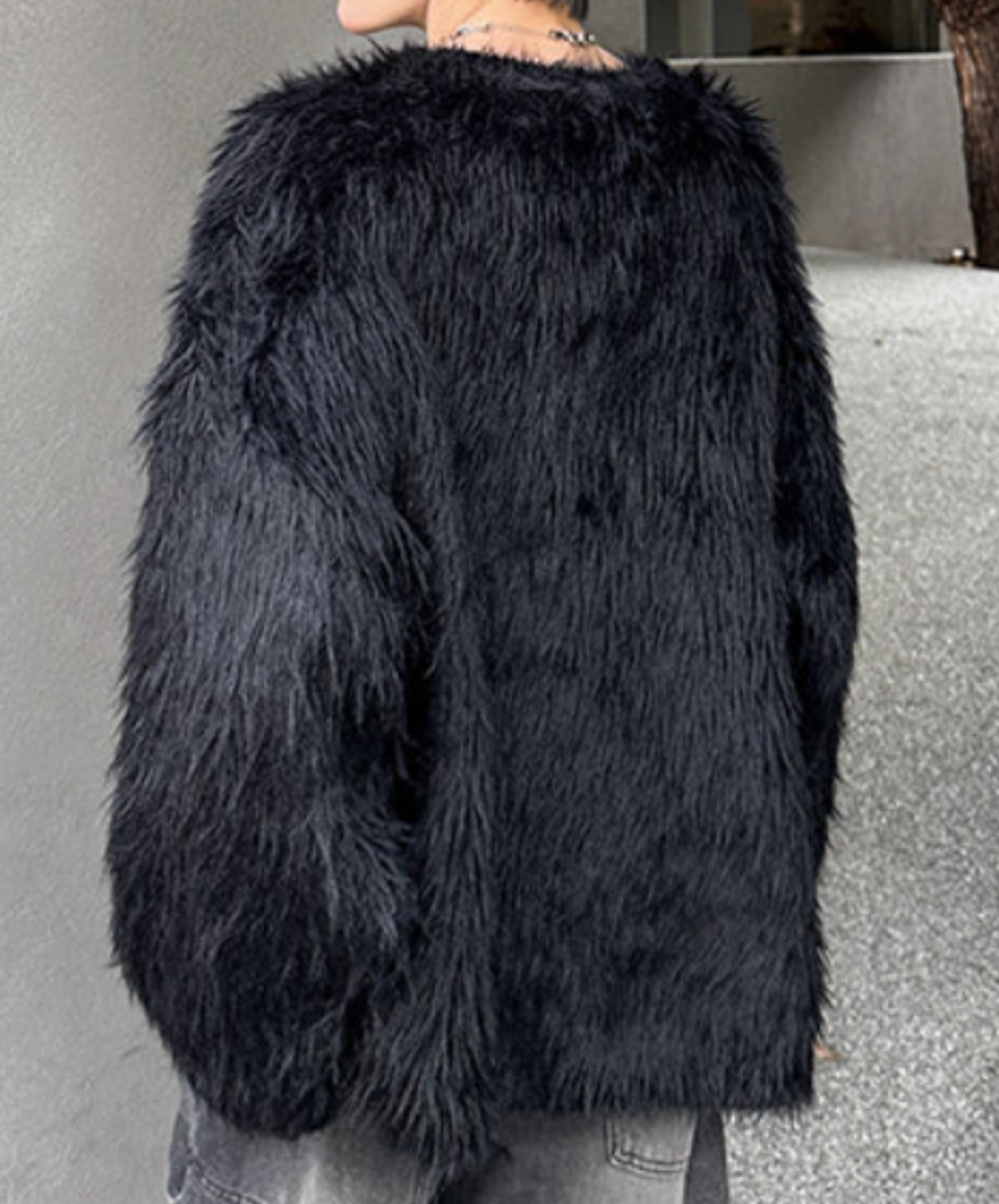 mink-like fleece sweater EN2589