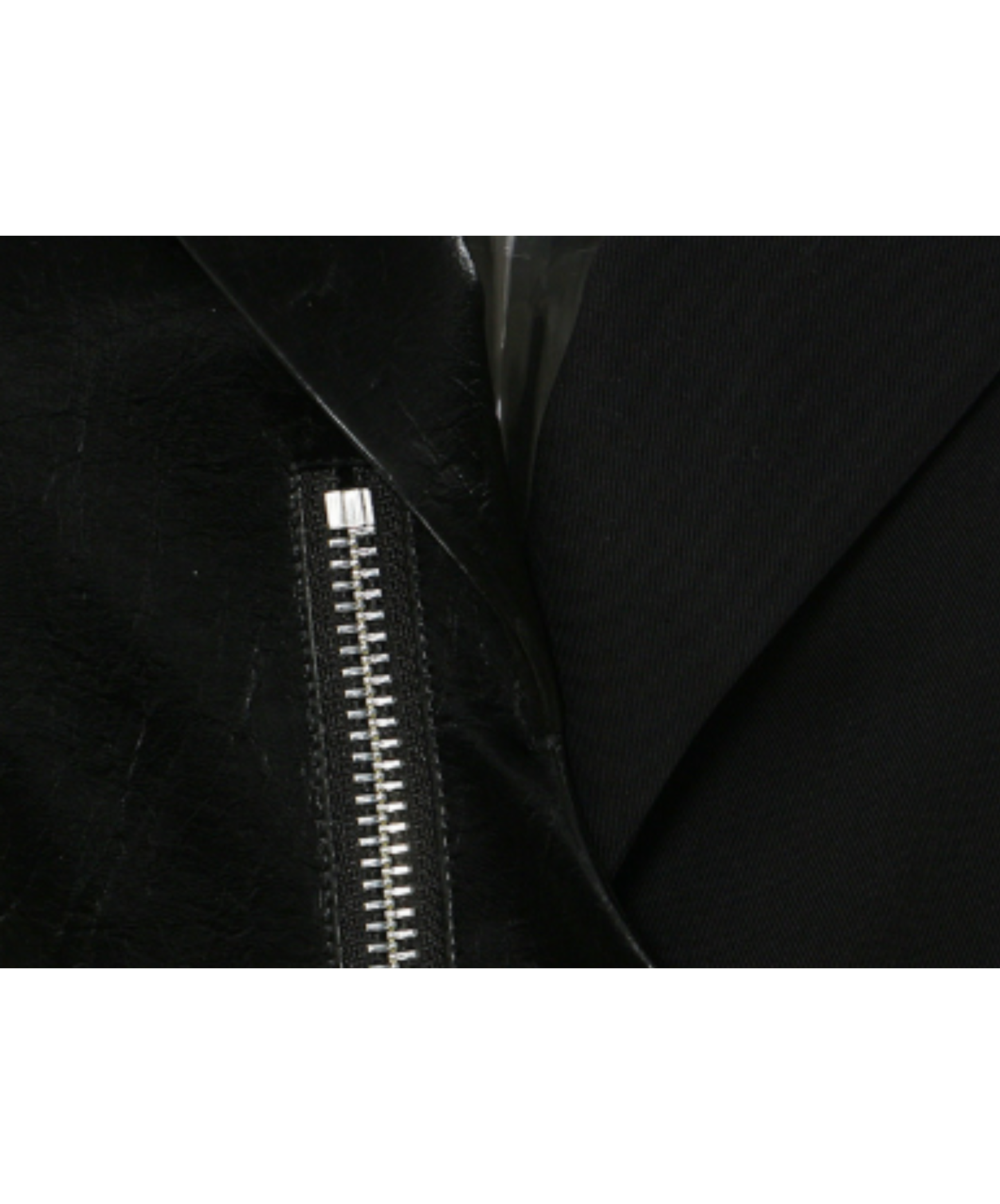 biker-style asymmetric jacket EN3093