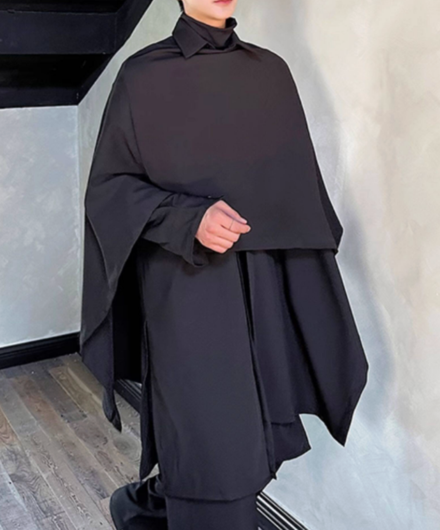 2-way cape shirt EN2751