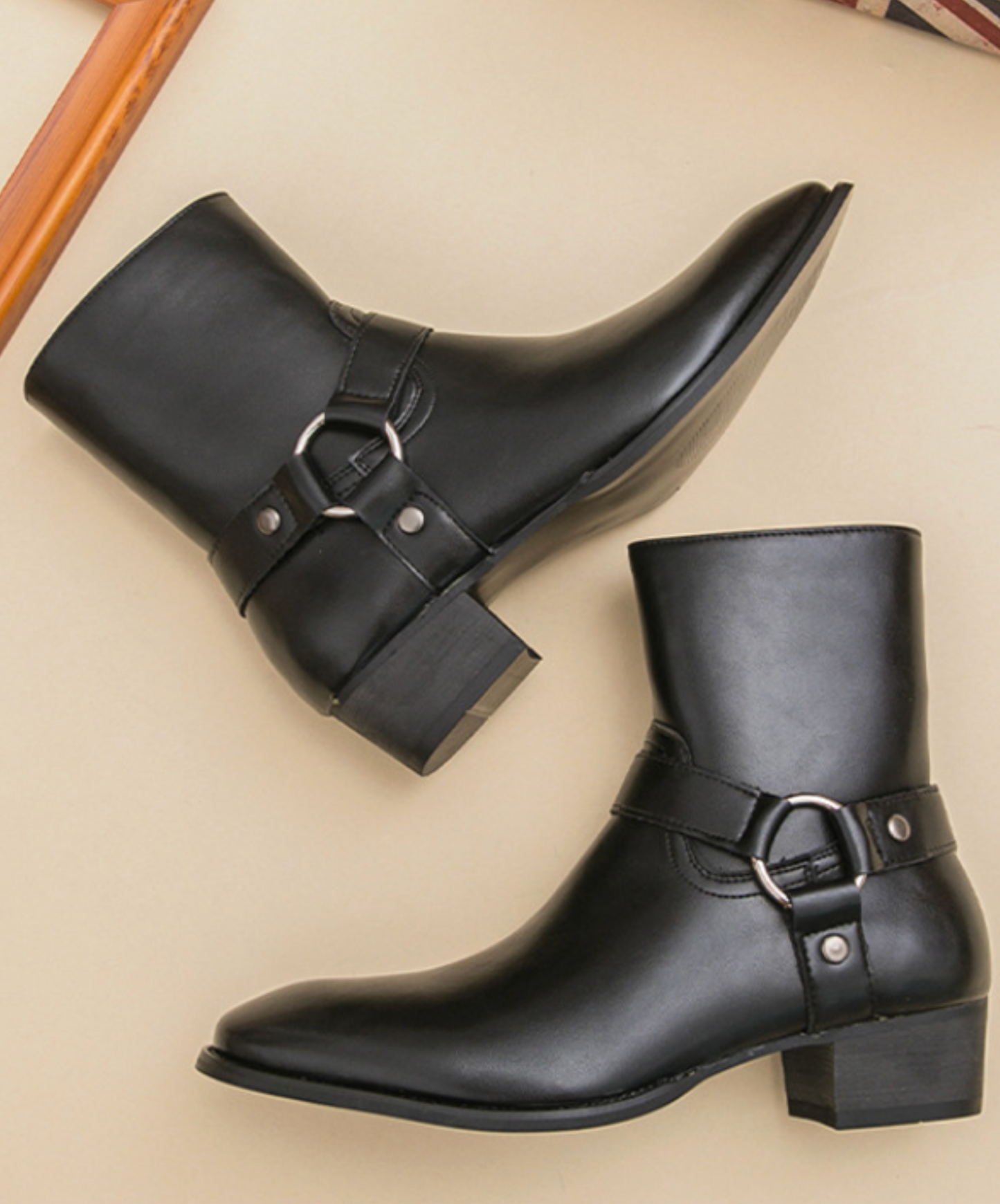 british pointed toe boots EN2527