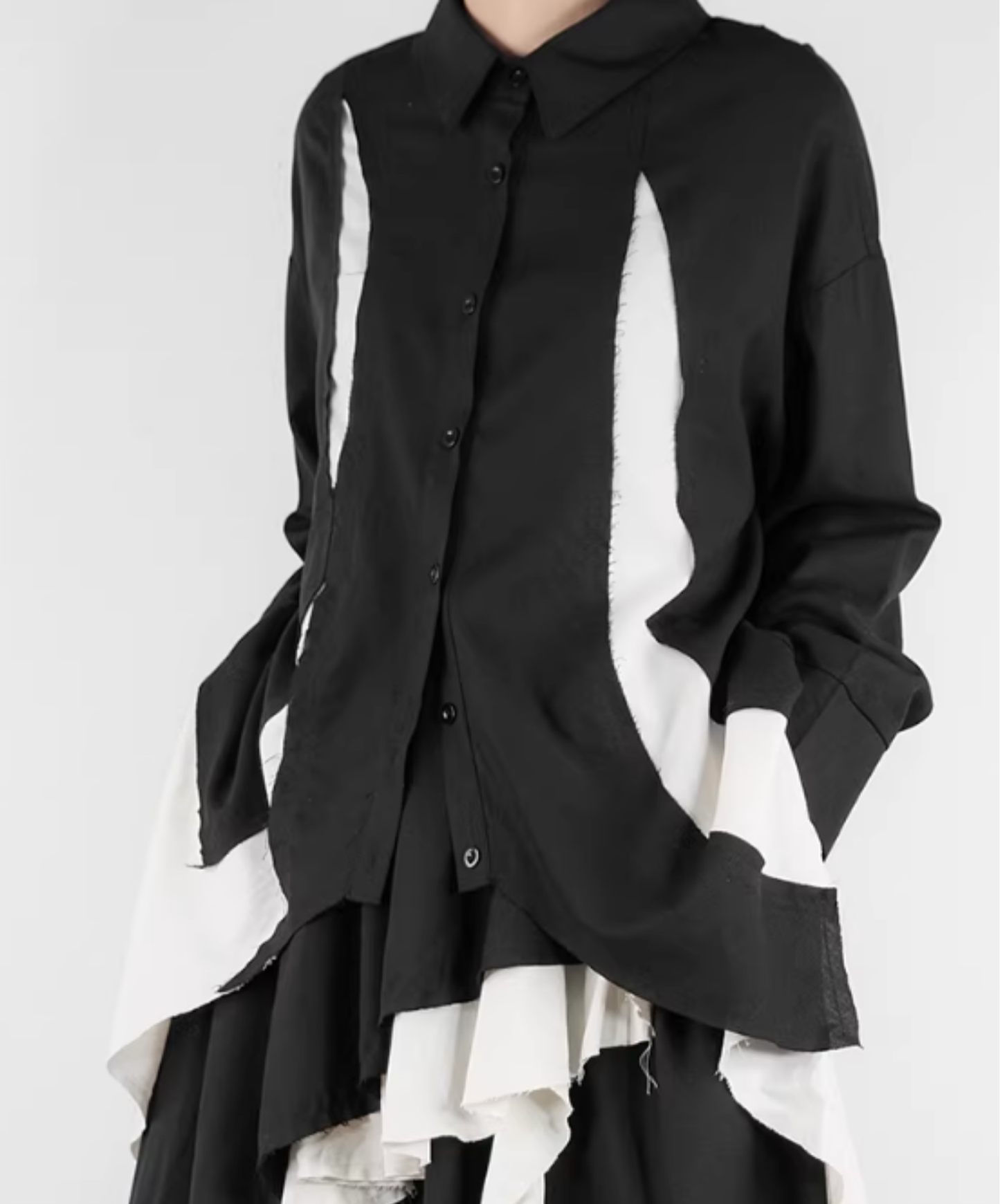 【style98】dark mode outfit set EN2902（shirt + skirt set）