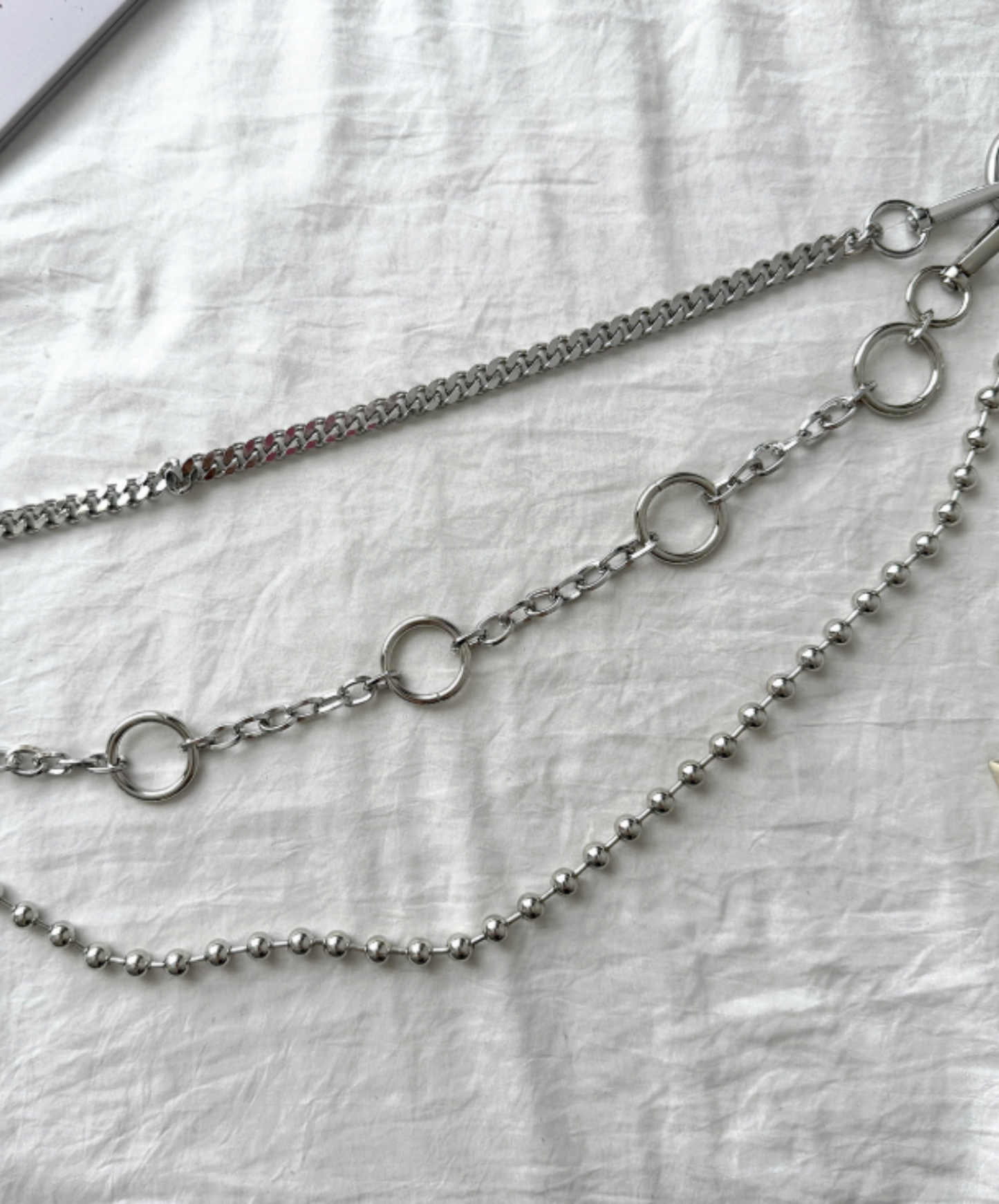 three types of metal wallet chains EN2788