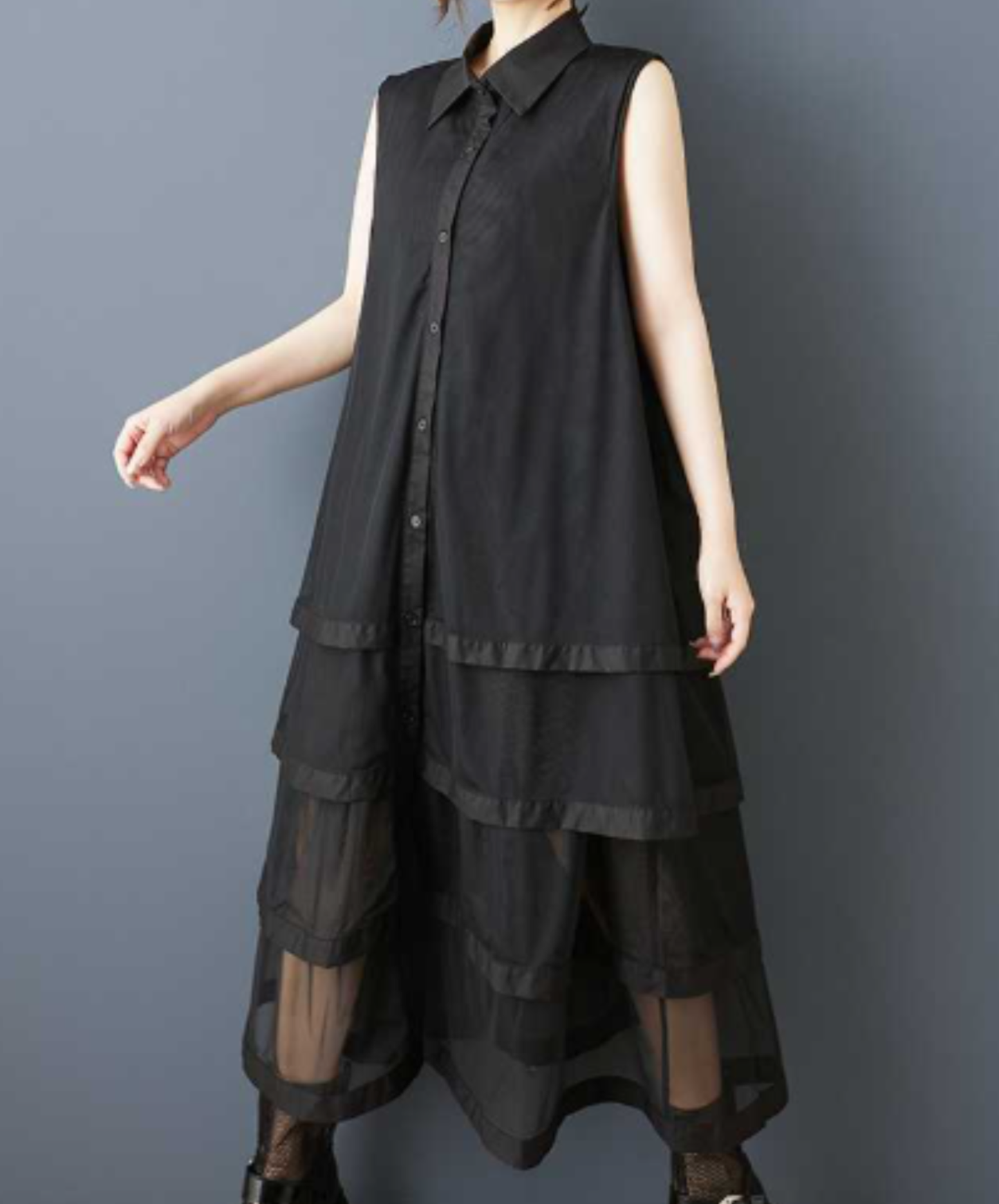【限定1セット・30%OFF】dark mode outfit set EN3153（shirt + t-shirt + pants set）