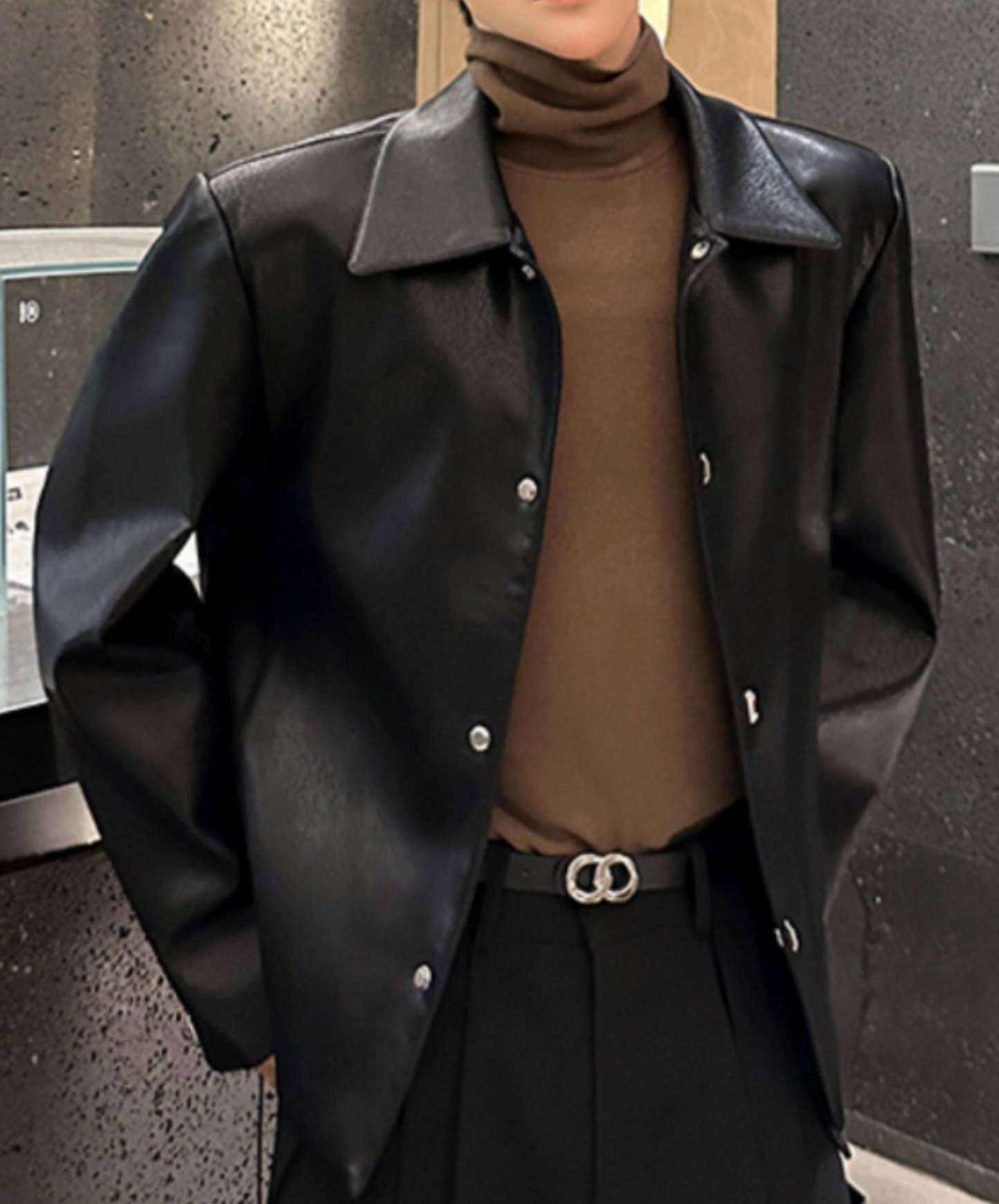 fake leather jacket EN2619