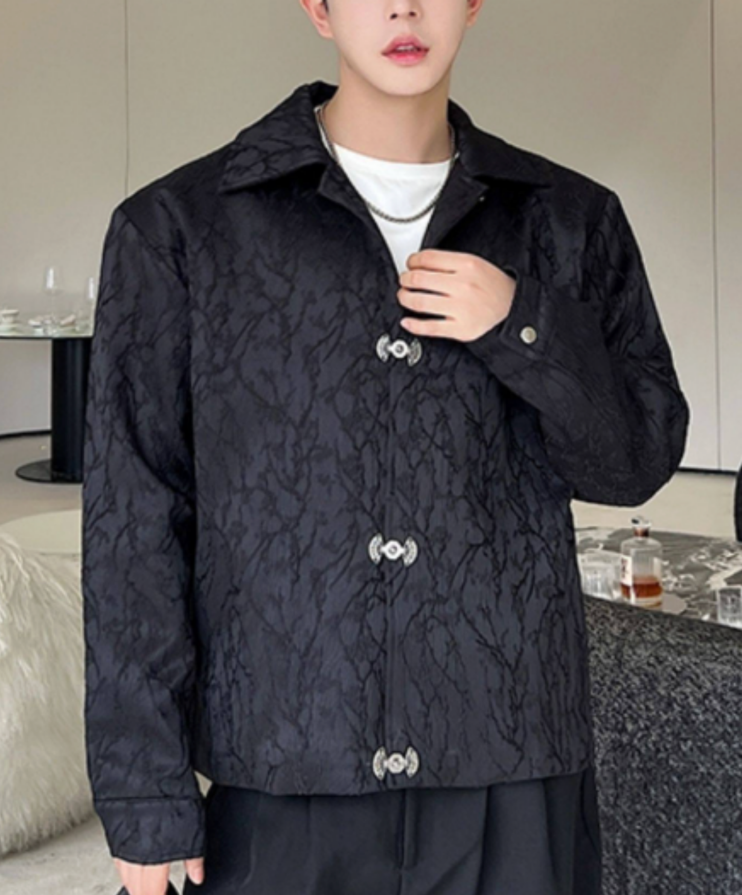 Ivy pattern short length jacket EN2752