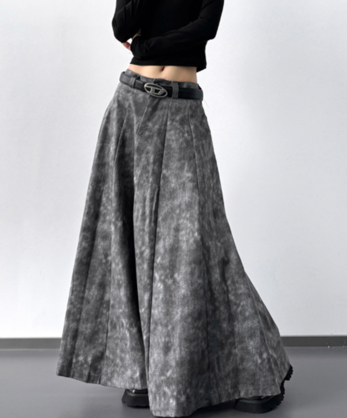 tie-dye a-line silhouette skirt EN2933