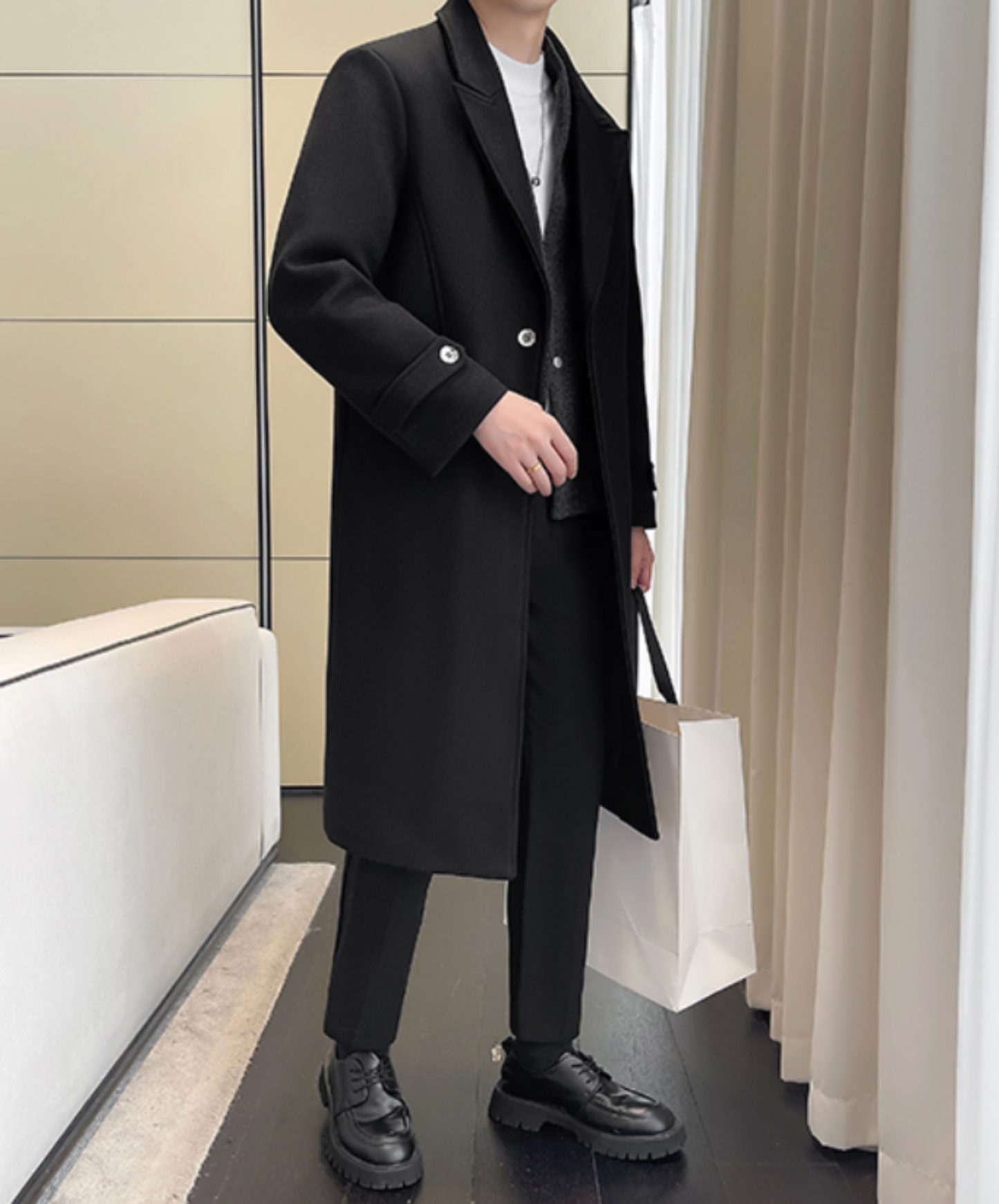 thick fake two-piece coat EN2540