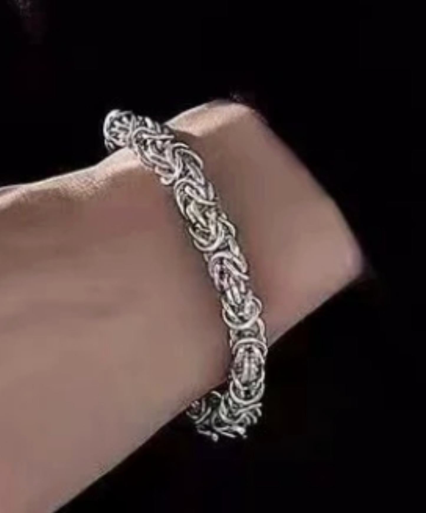 Intertwined metal rings bracelet EN2759