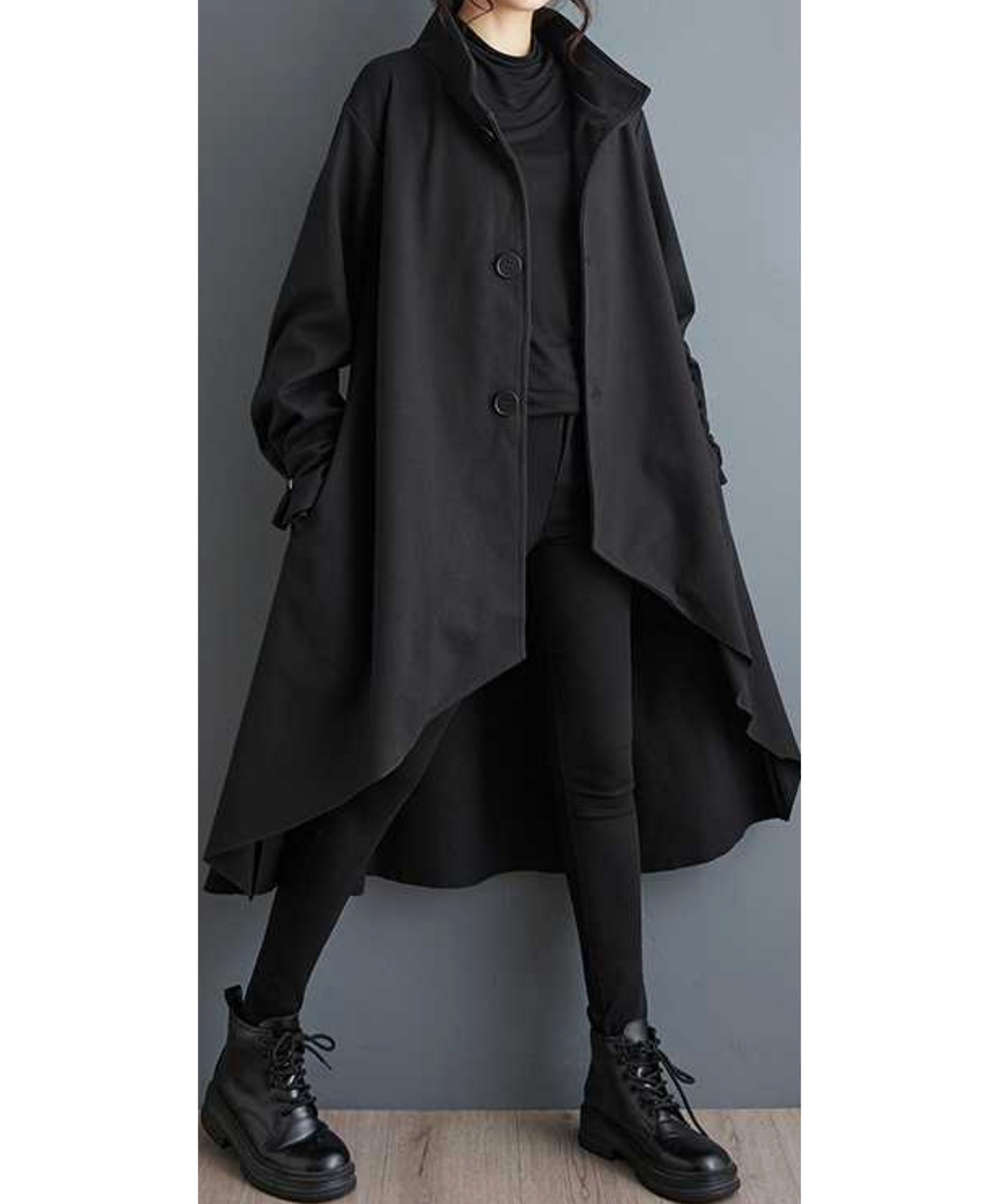 mid-length trench coat EN2445