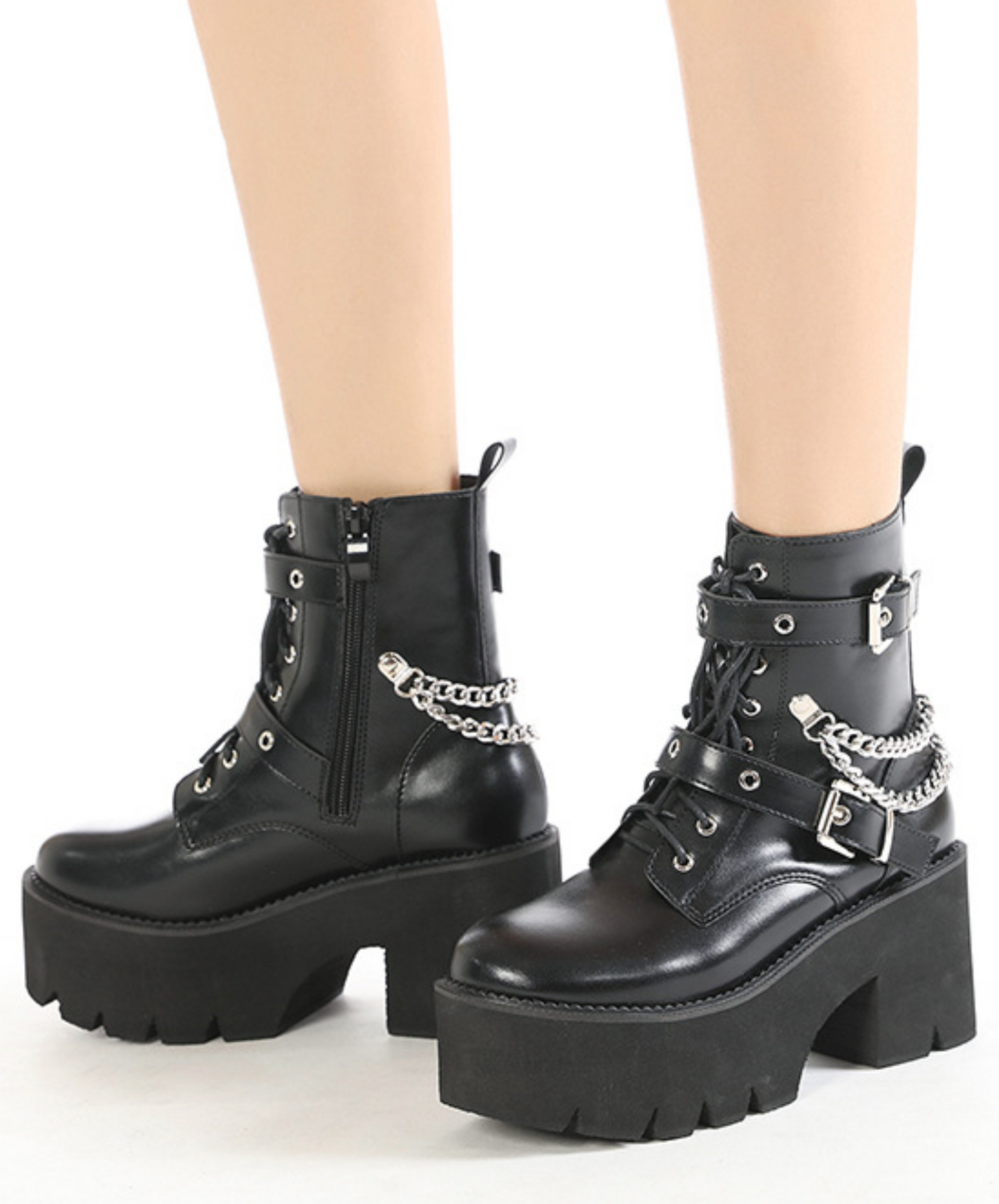 double chain smooth boots EN2395