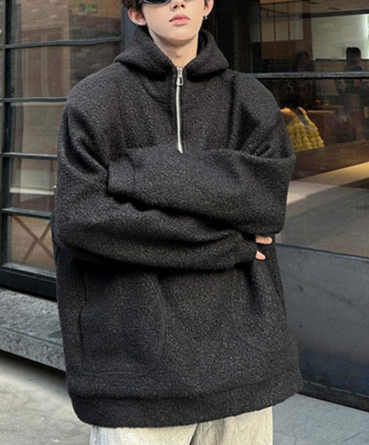 volume like a sheep hoodie EN2384