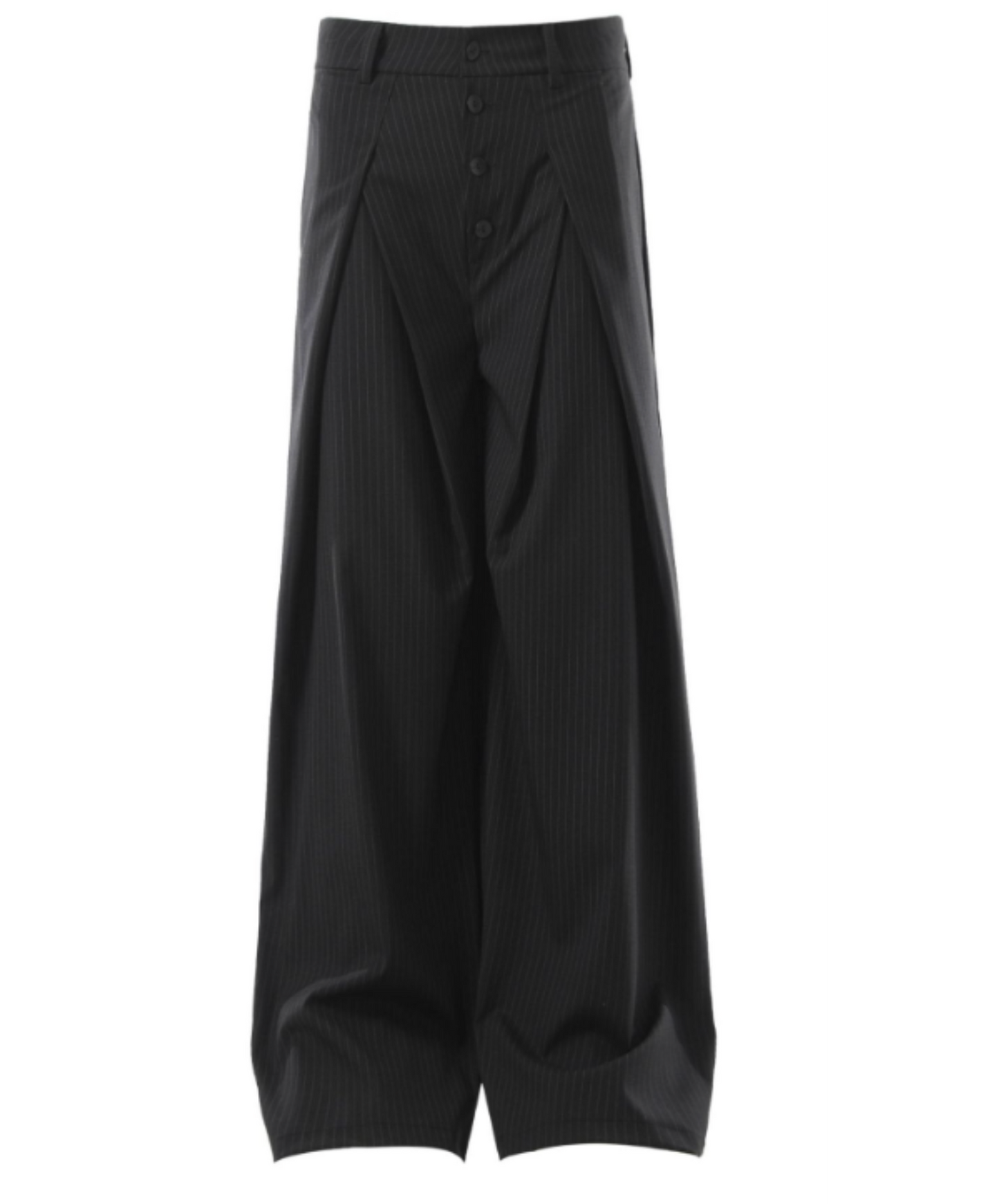retro pleated design pants EN2640
