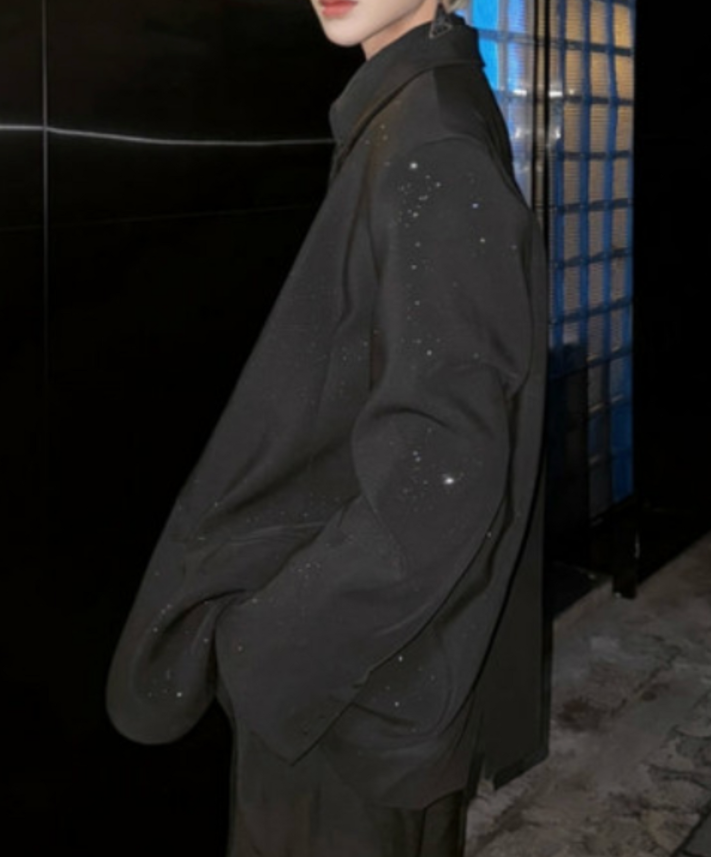 stardust sequin decoration jacket EN2416