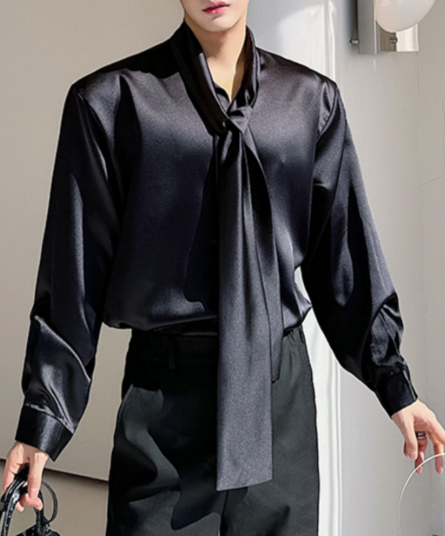 luxury design with bow tie shirt EN1630
