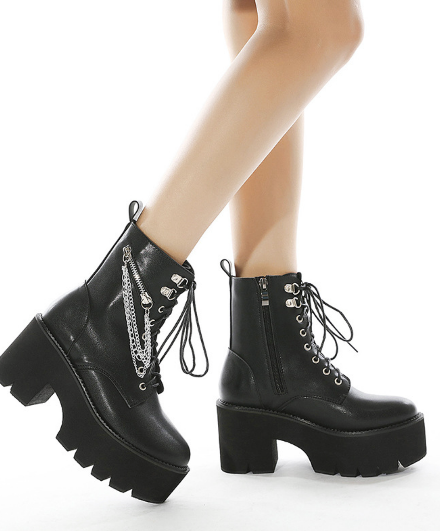 british-style metal chain boots EN2803