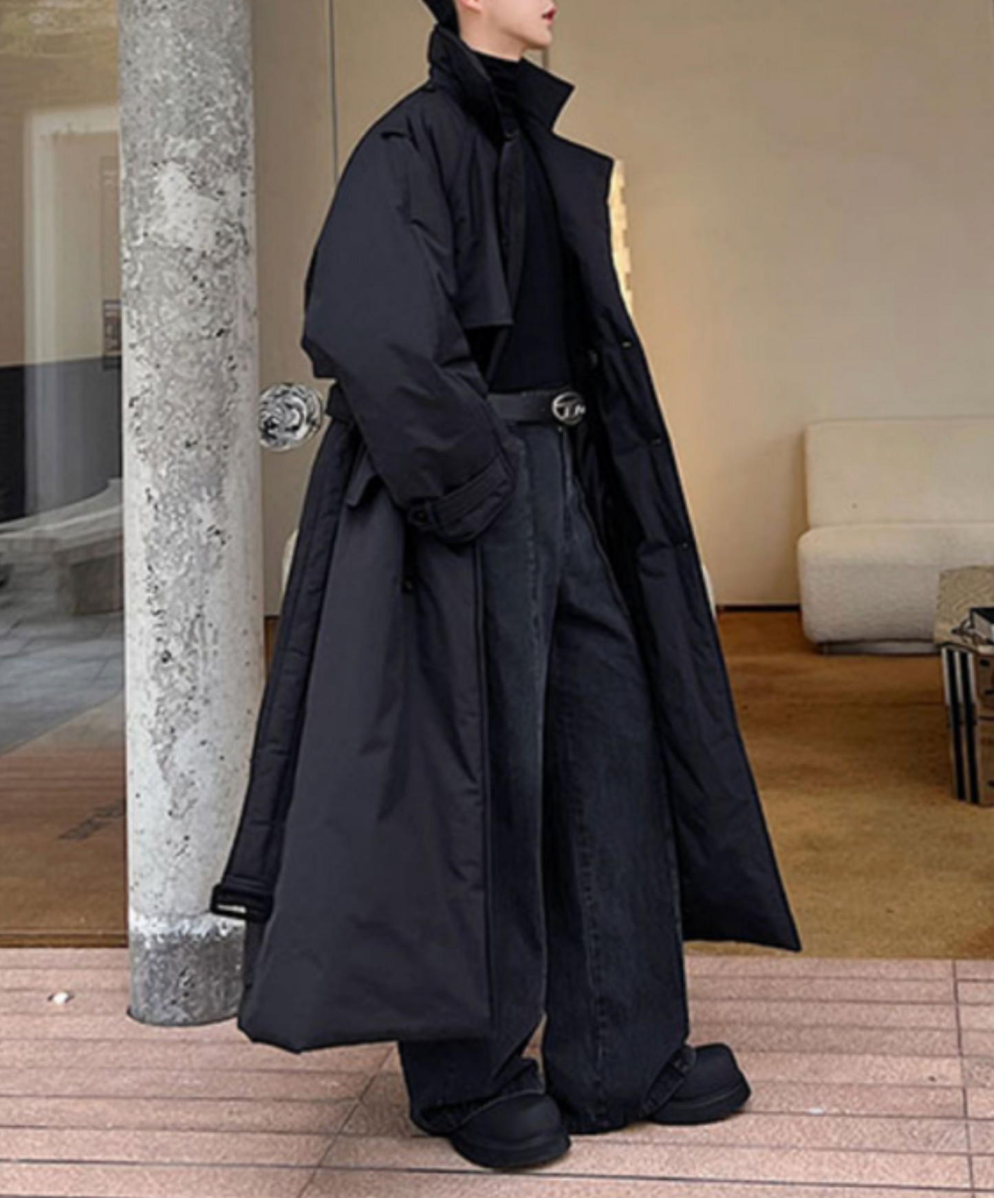 versized double-breasted coat EN2549