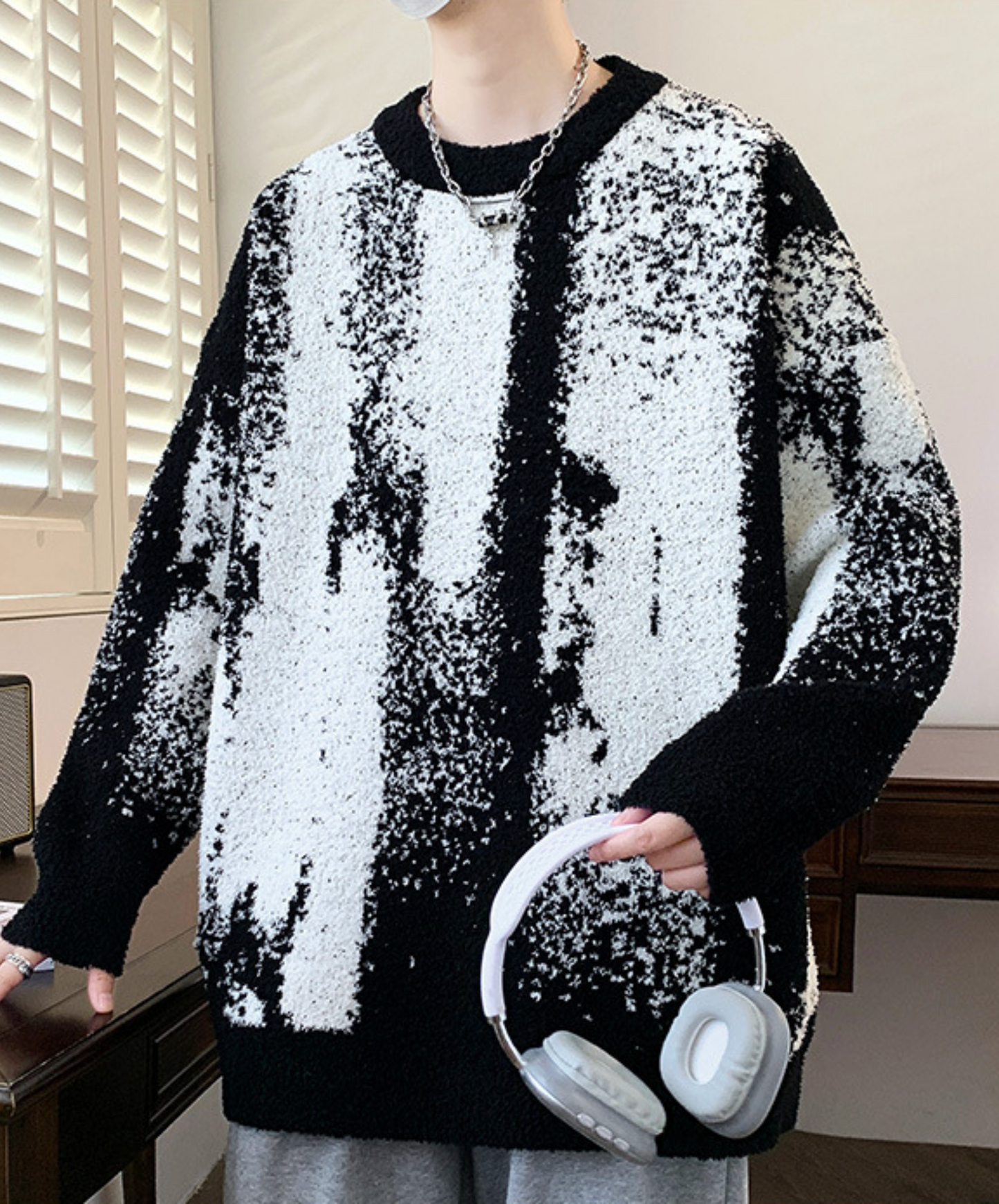 soft gradation sweater EN2497