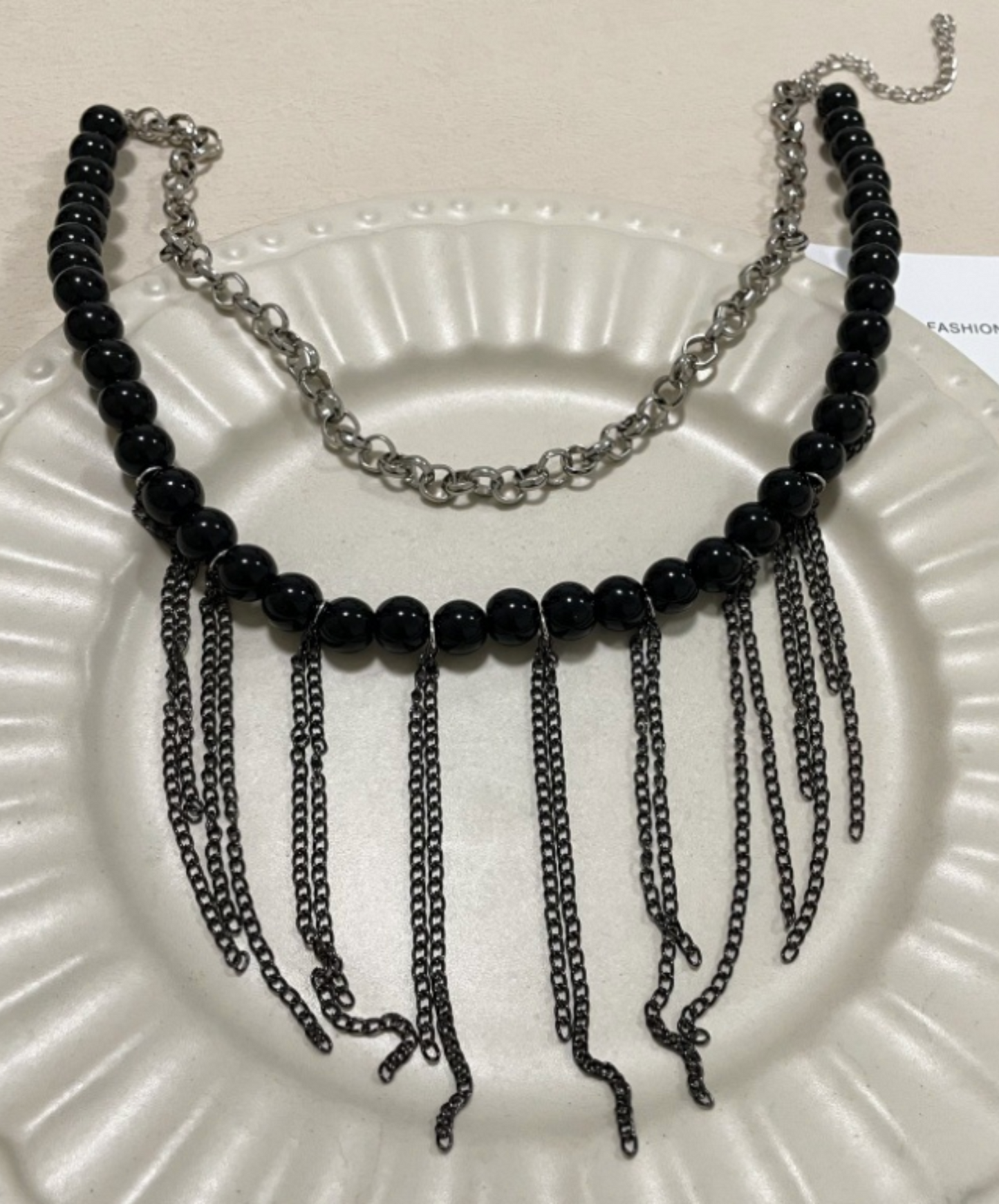 double strand pearls necklace EN2392