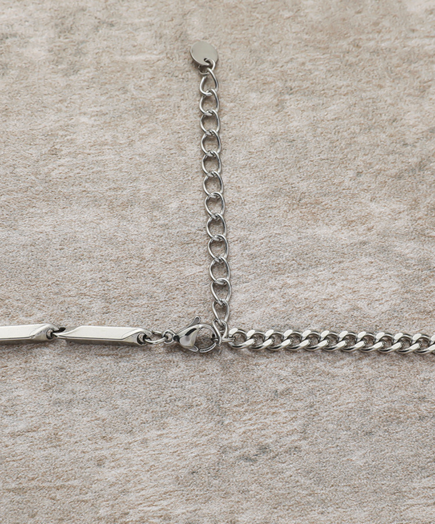 black clear beads necklace EN2514