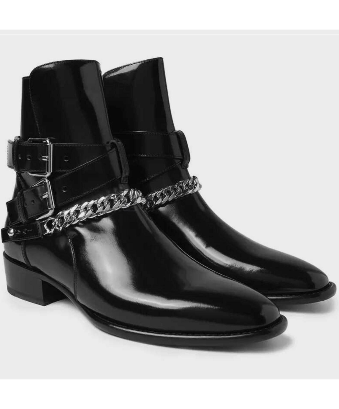 retro design belt boots EN2526