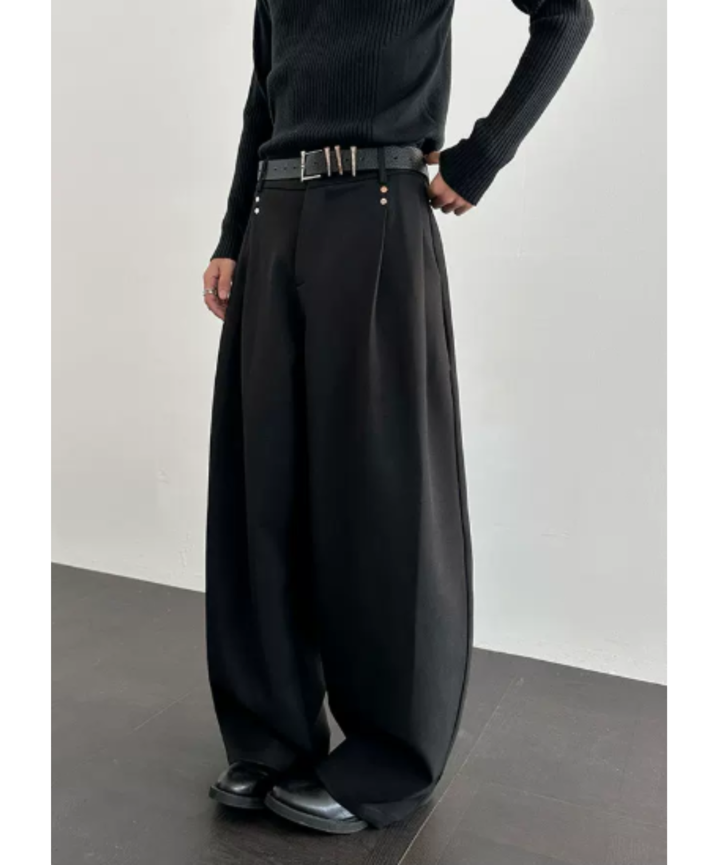 drape curve wide pants EN2932